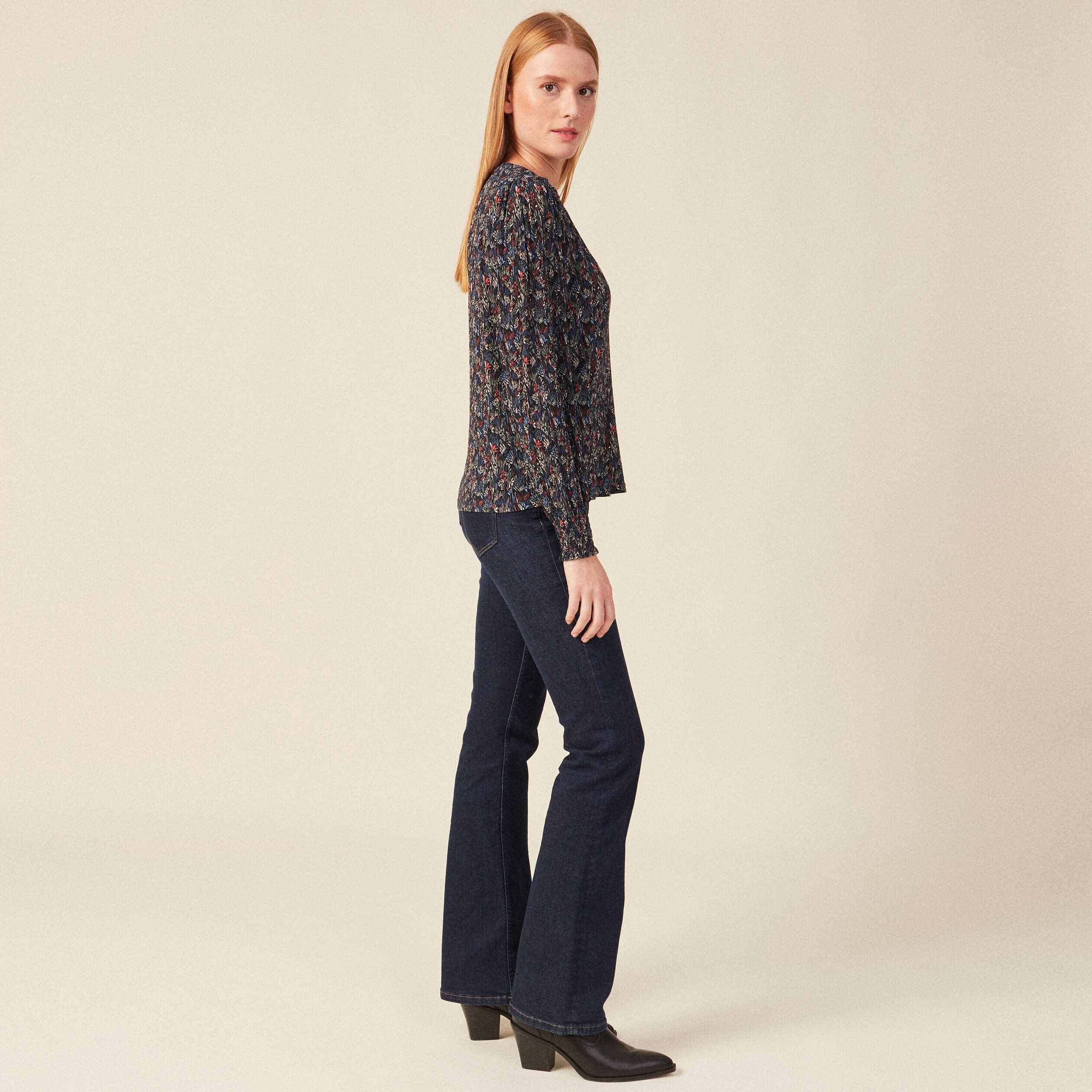 T-shirt éco-responsable multicolore femme