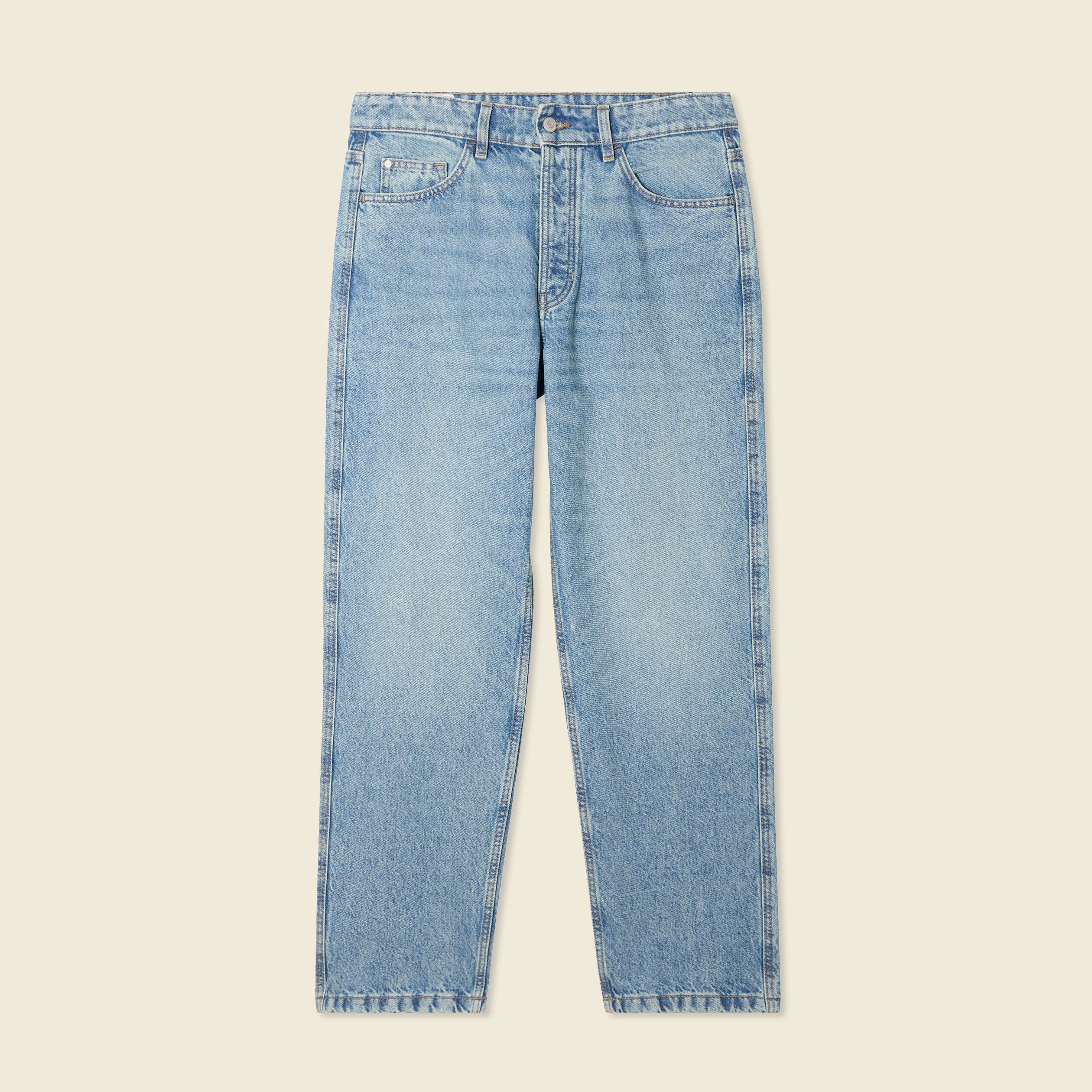 jeans large relaxed denim dirty homme Jeans large relaxed denim dirty homme