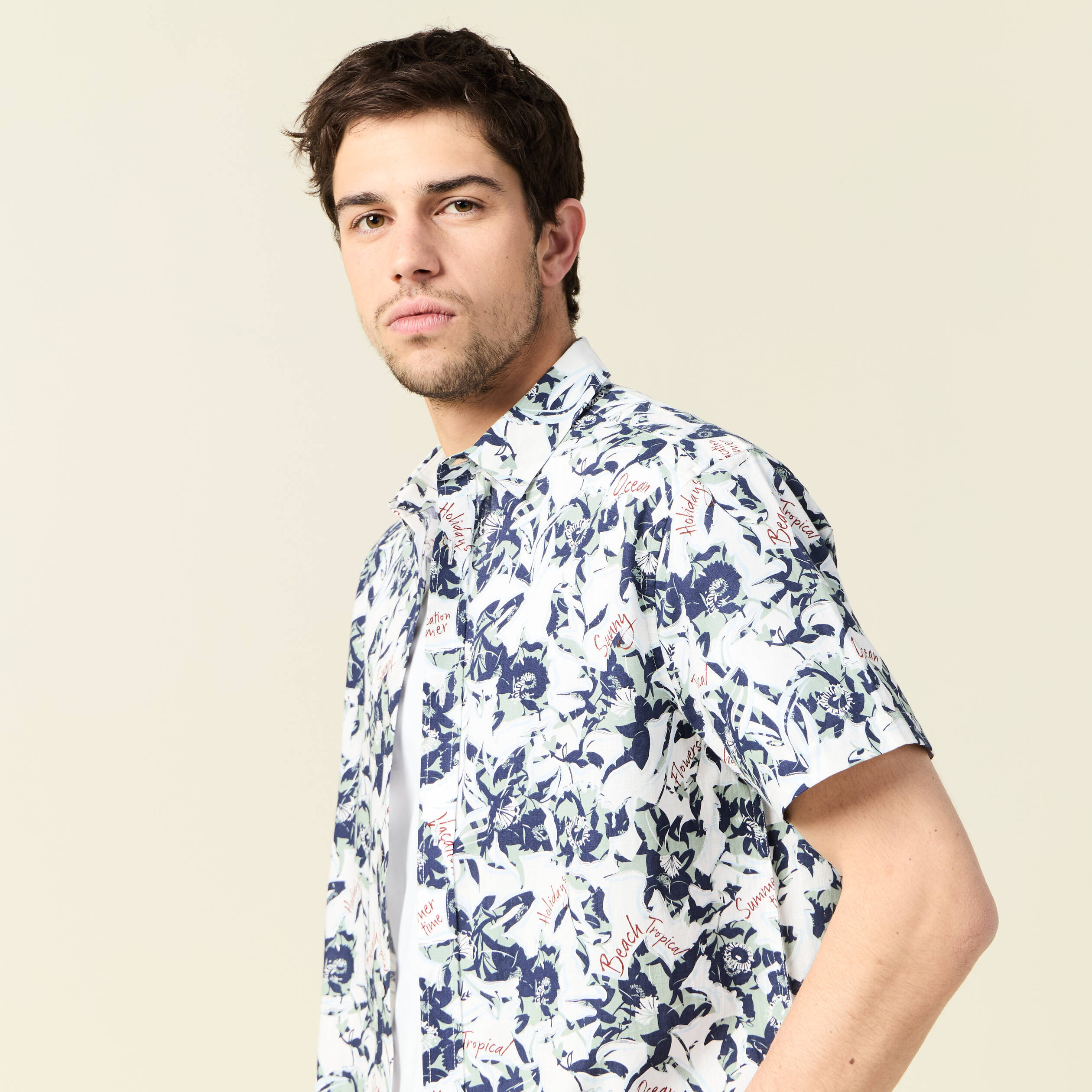 chemise manches courtes blanc homme Chemise manches courtes blanc homme