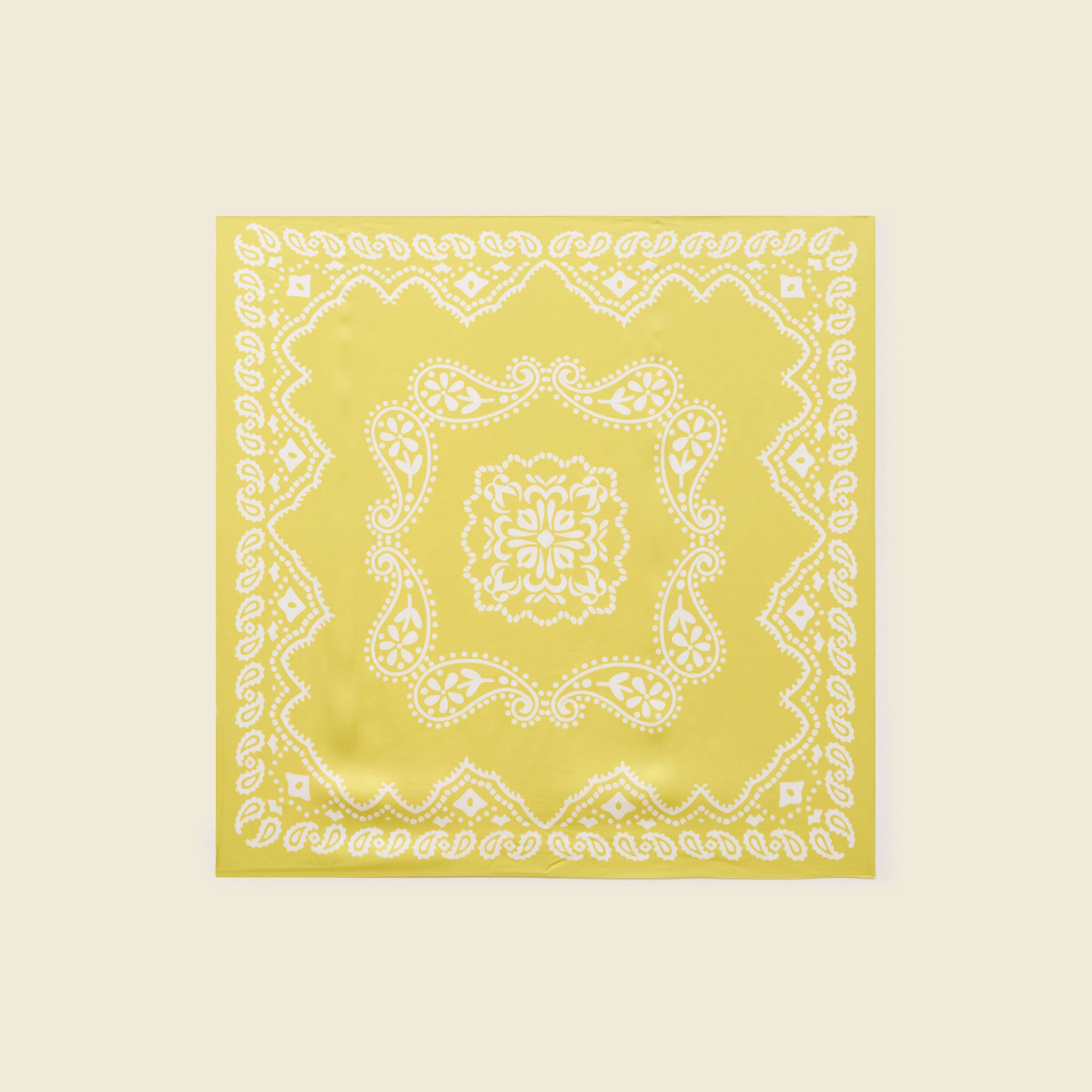 Foulard vert fluo femme