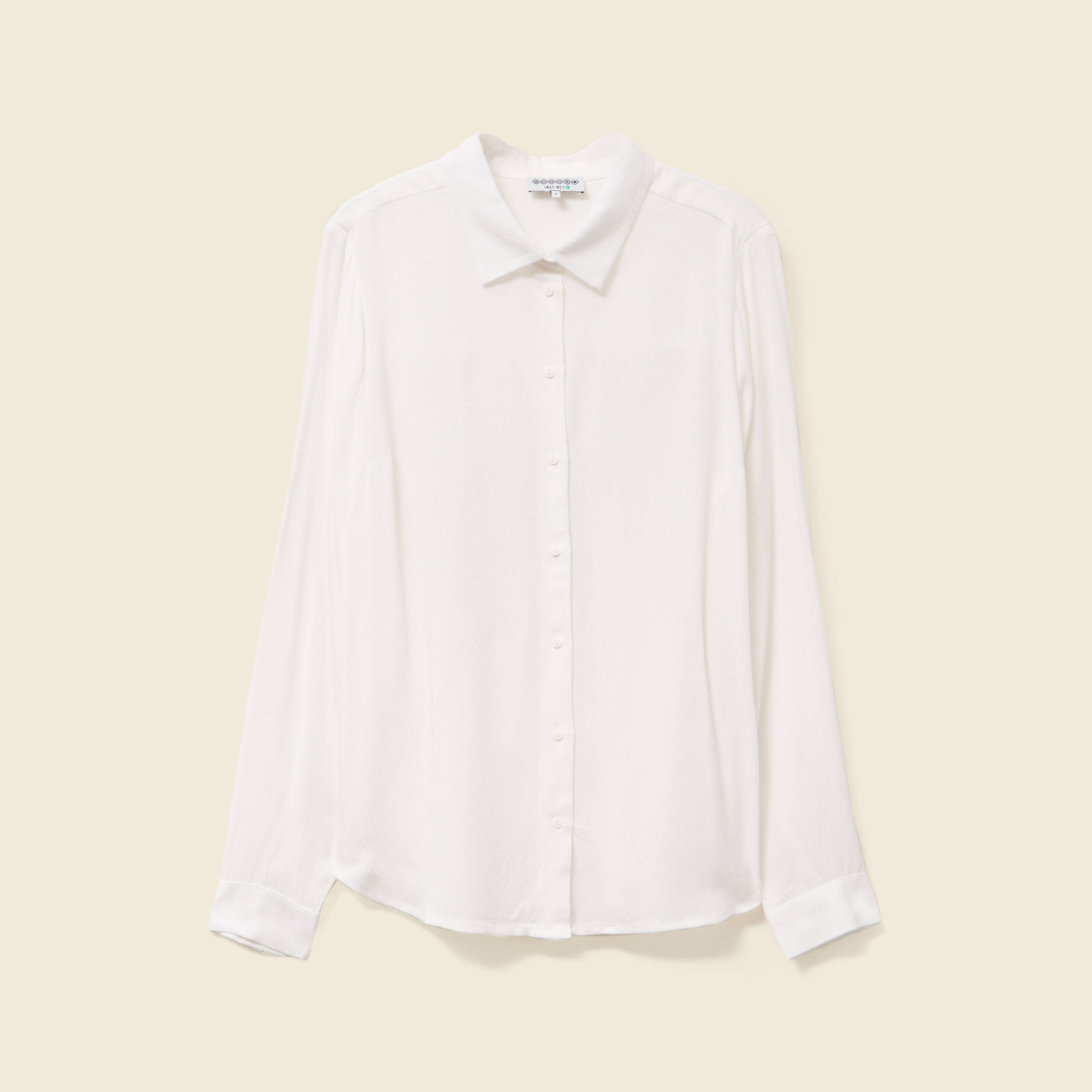 chemise manches longues fluide blanc femme Chemise manches longues fluide blanc femme