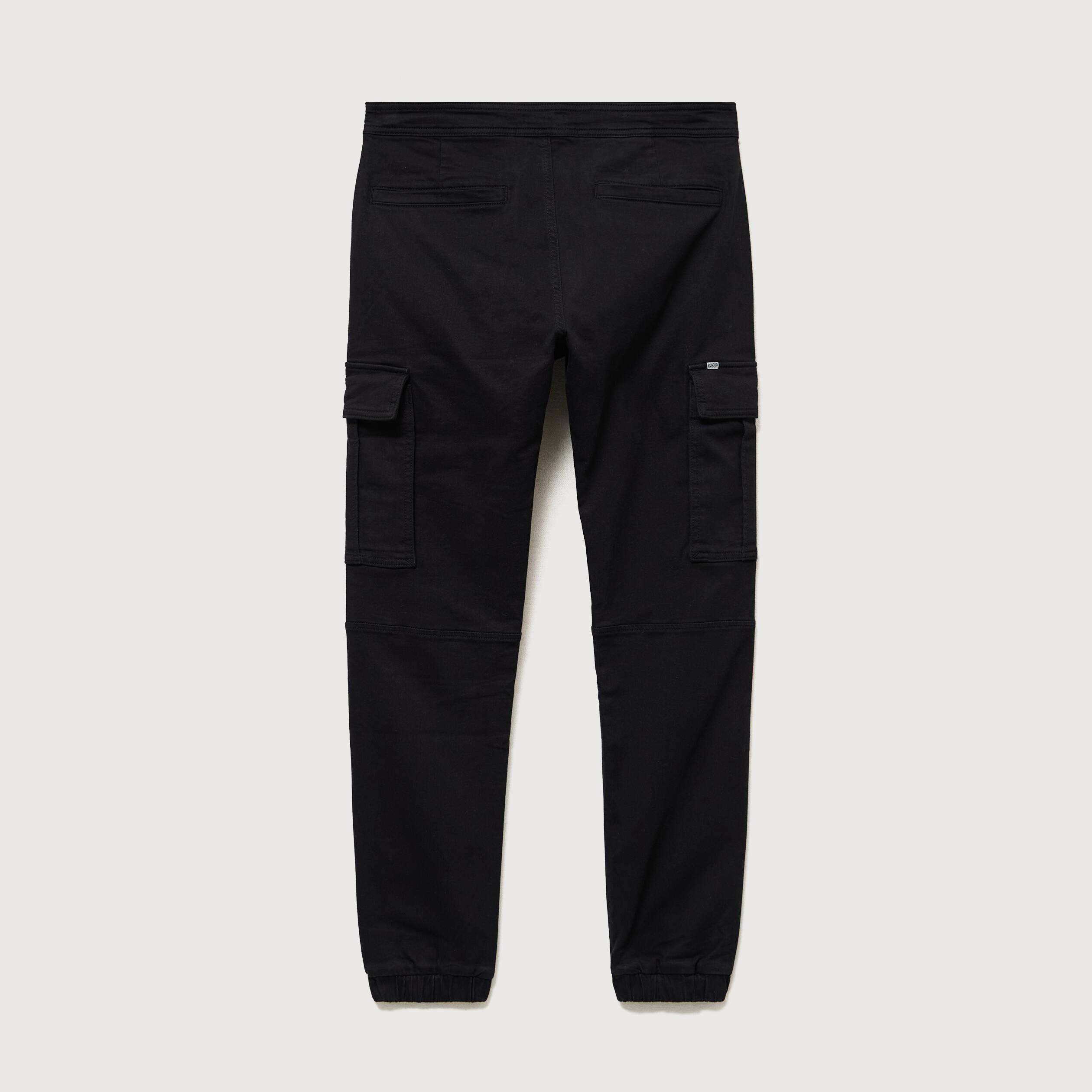 Pantalon battle bas resserr&eacute; noir homme