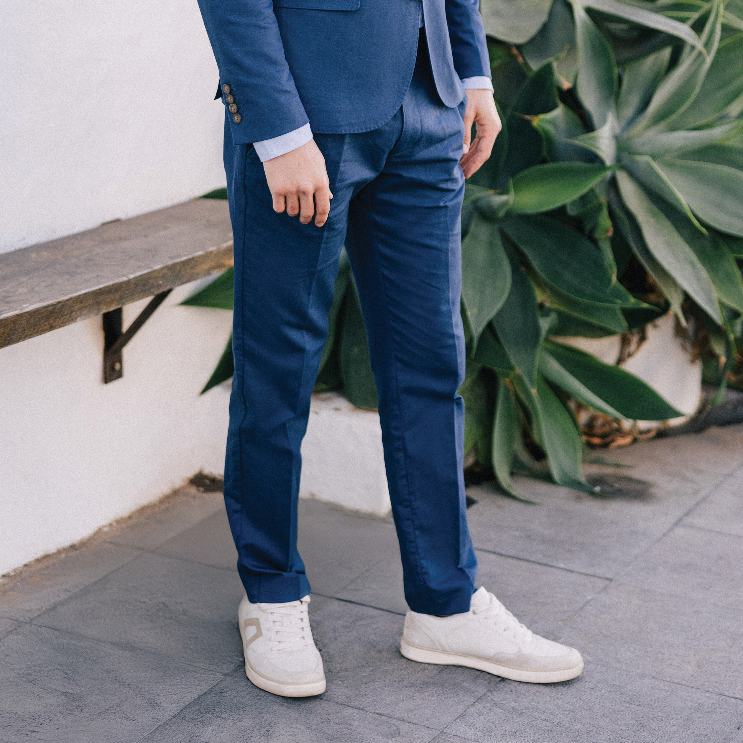 pantalon chino bleu fonce homme Pantalon chino bleu foncé homme