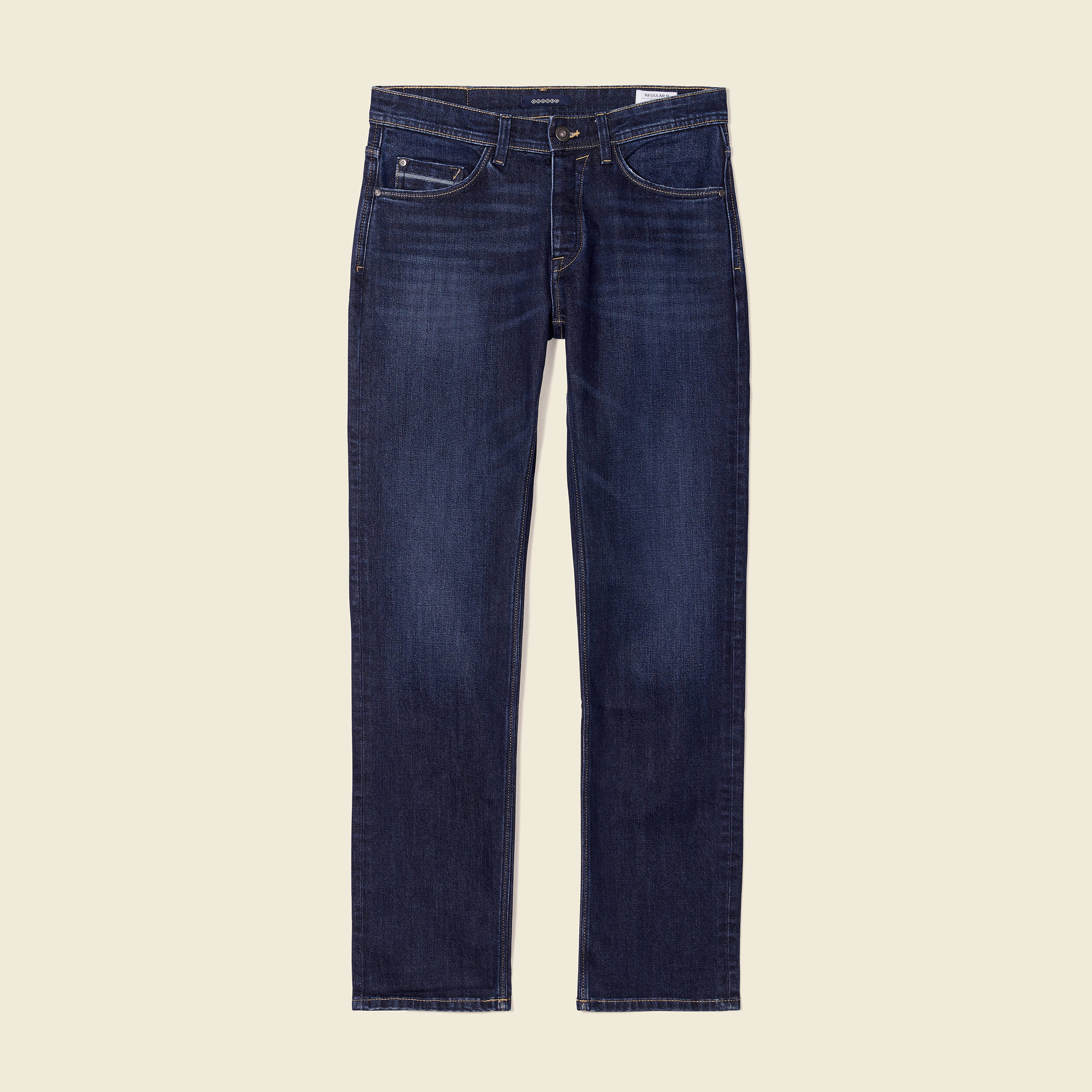 jeans regular 5 poches denim brut homme Jeans regular 5 poches denim brut homme