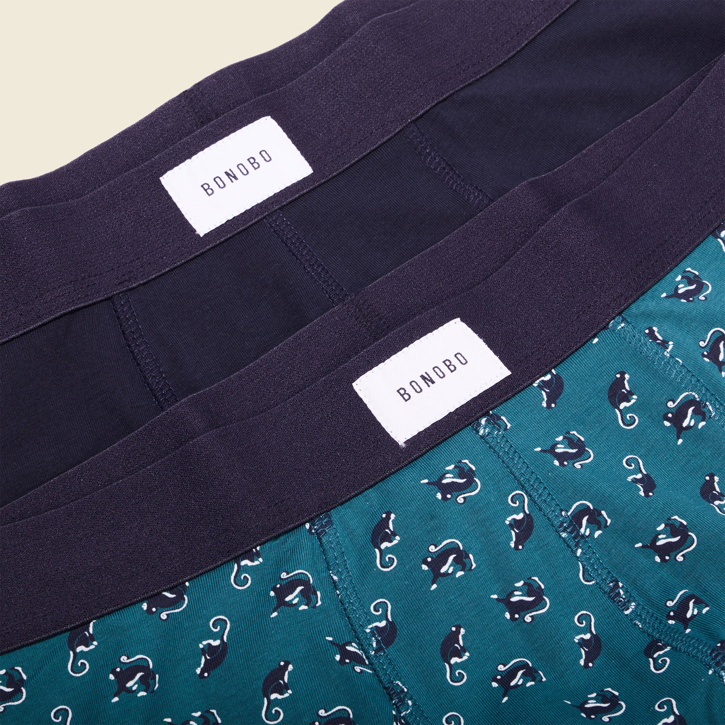 lot 2 boxers vert fonce homme Lot 2 boxers vert foncé homme