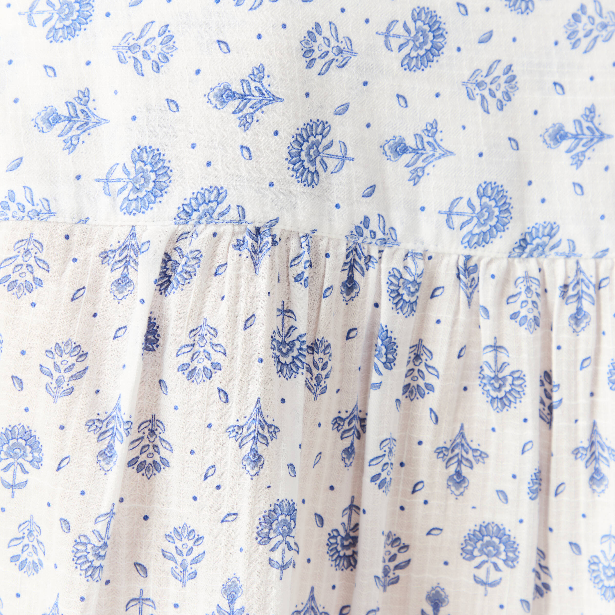 Chemise &agrave; manches longues bleu femme