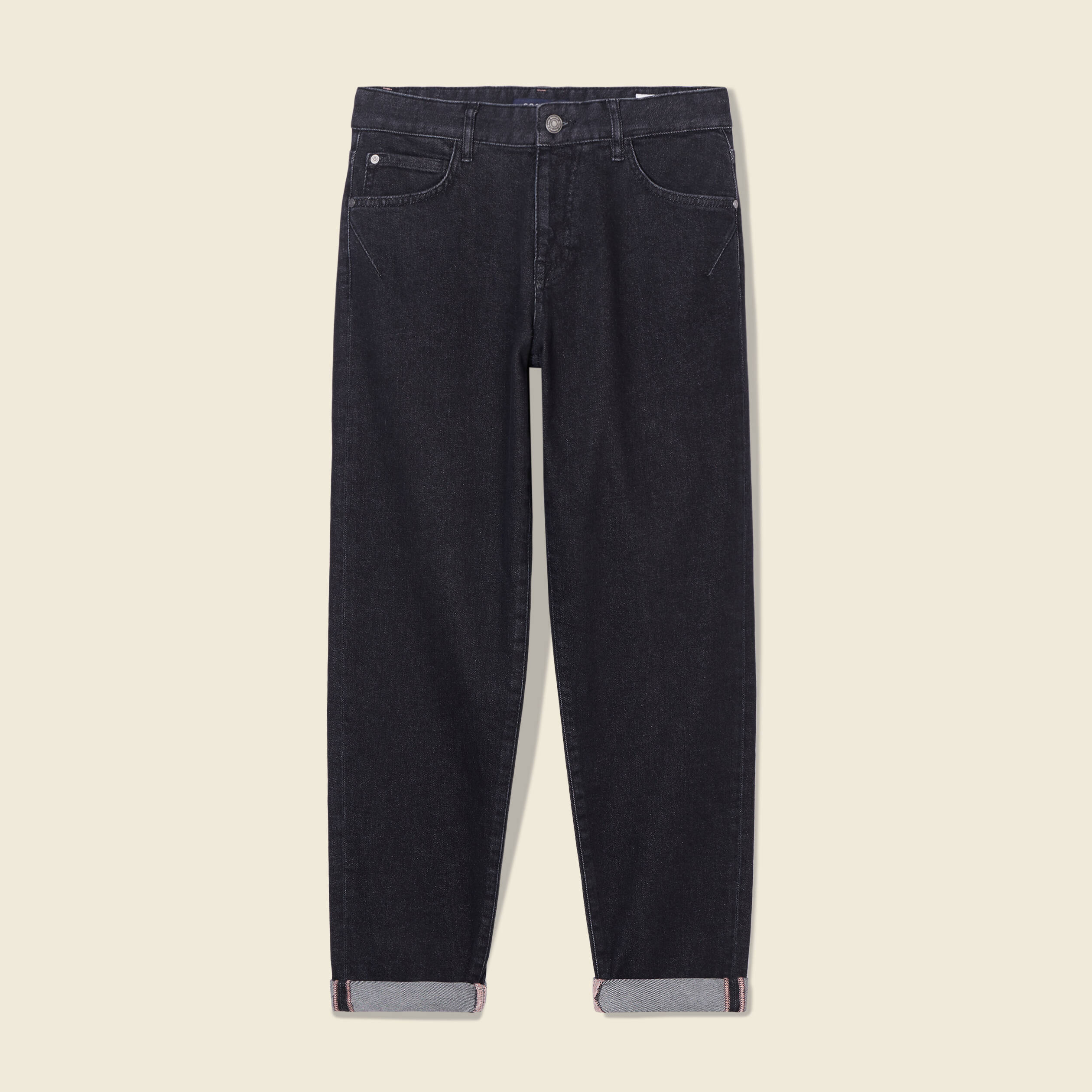 jeans girlfriend 5 poches denim gris femme Jeans girlfriend 5 poches denim gris femme