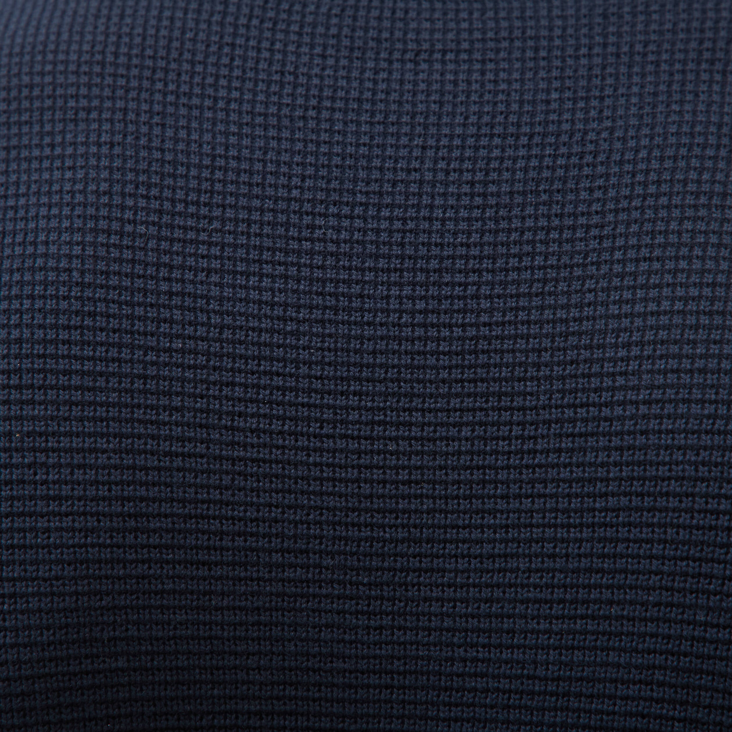 Pull manches longues col rond bleu marine homme