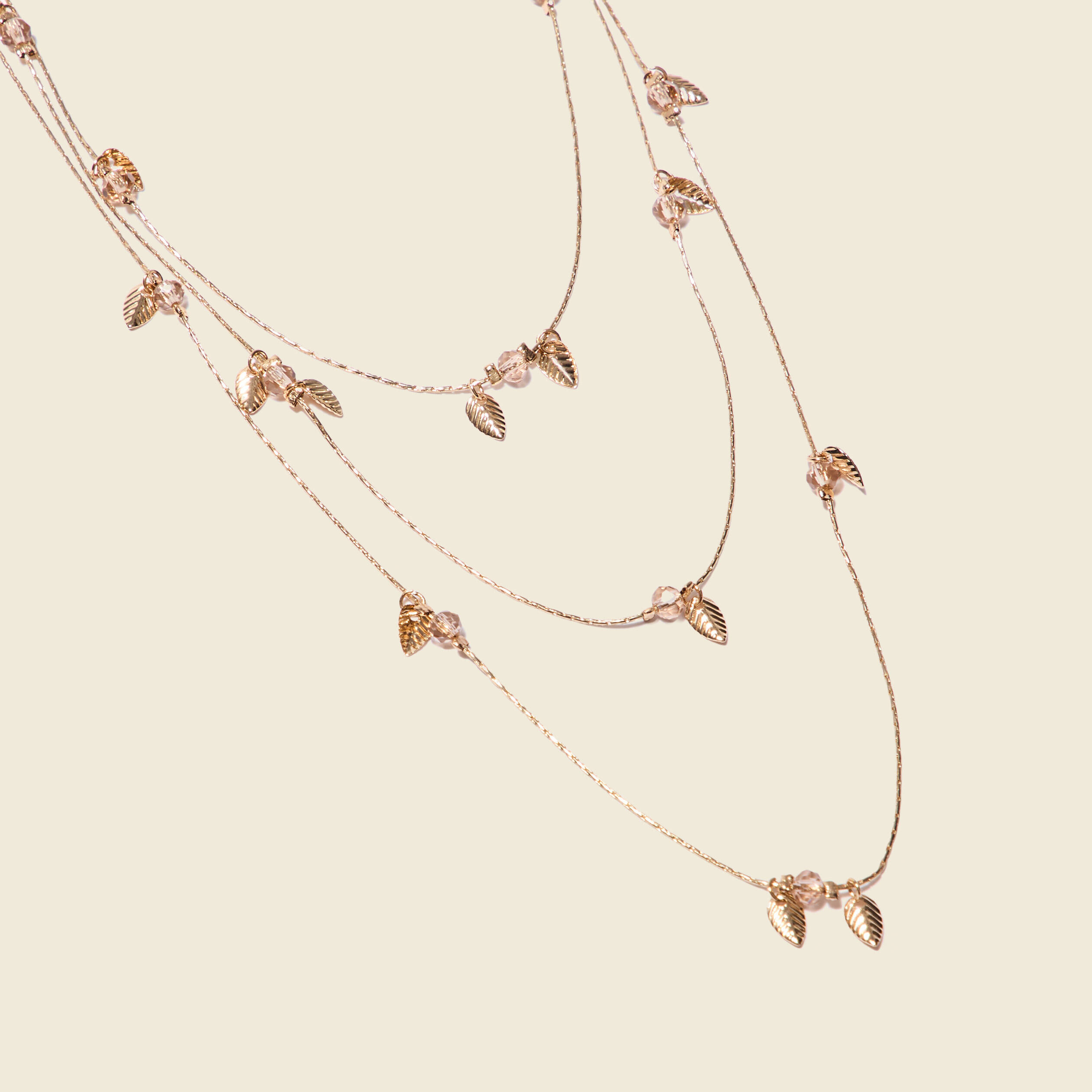 collier multichaines couleur or femme Collier multichaînes couleur or femme