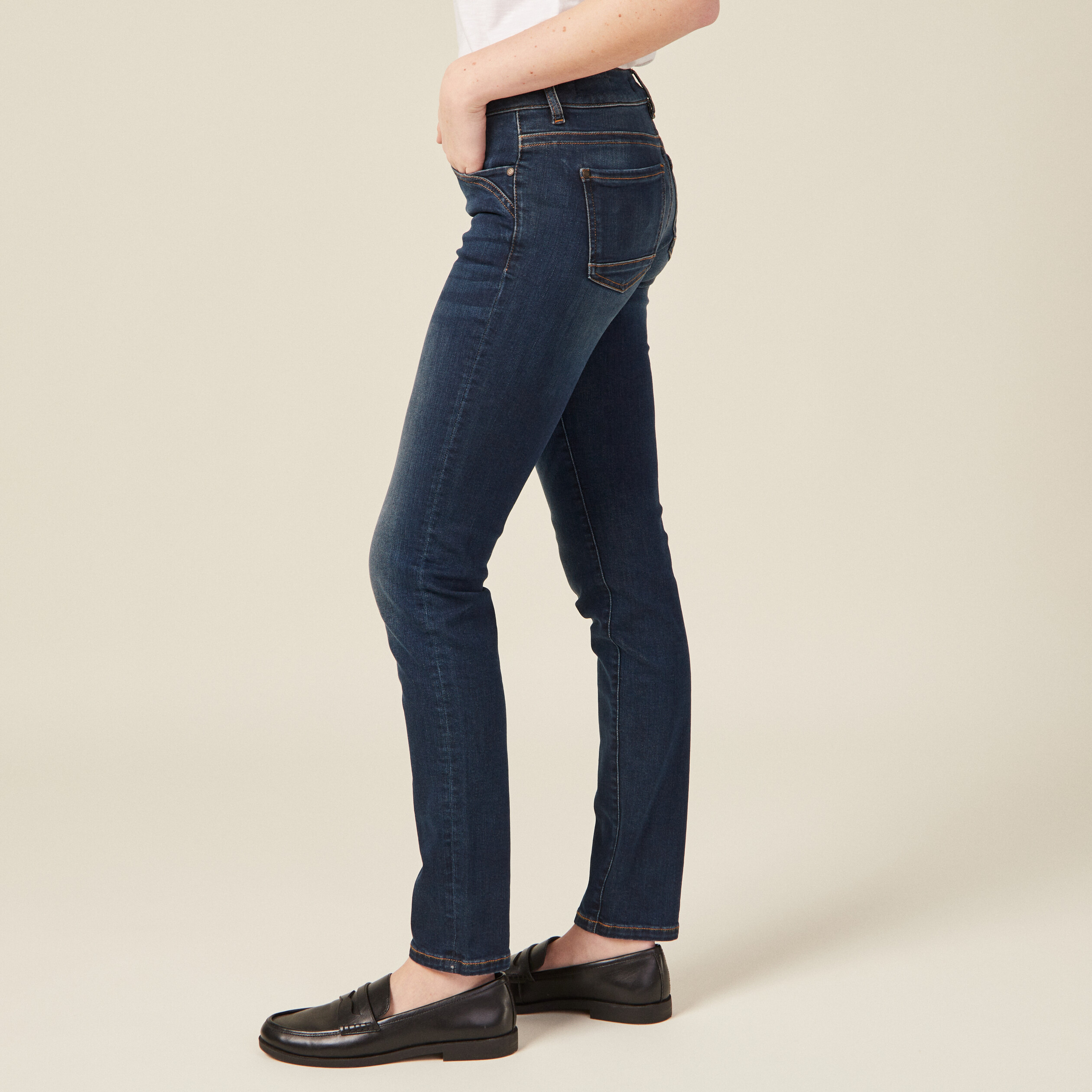 jeans slim denim brut femme Jeans slim denim brut femme