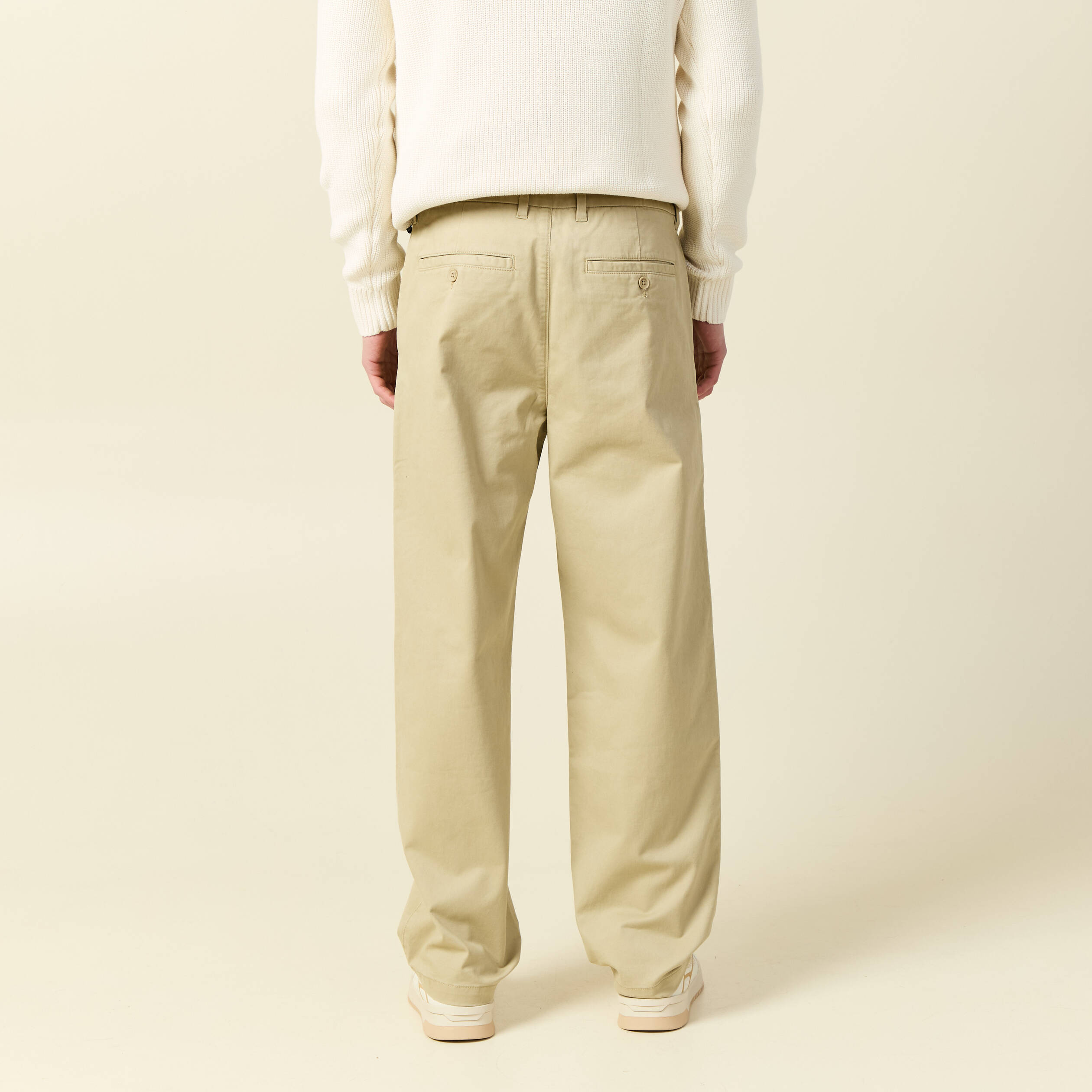 Pantalon beige homme