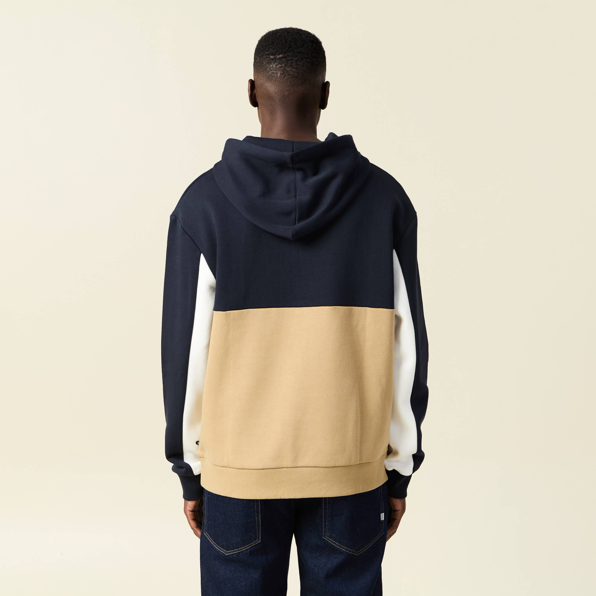 sweat a capuche 1 poche bleu marine homme Sweat à capuche 1 poche bleu marine homme