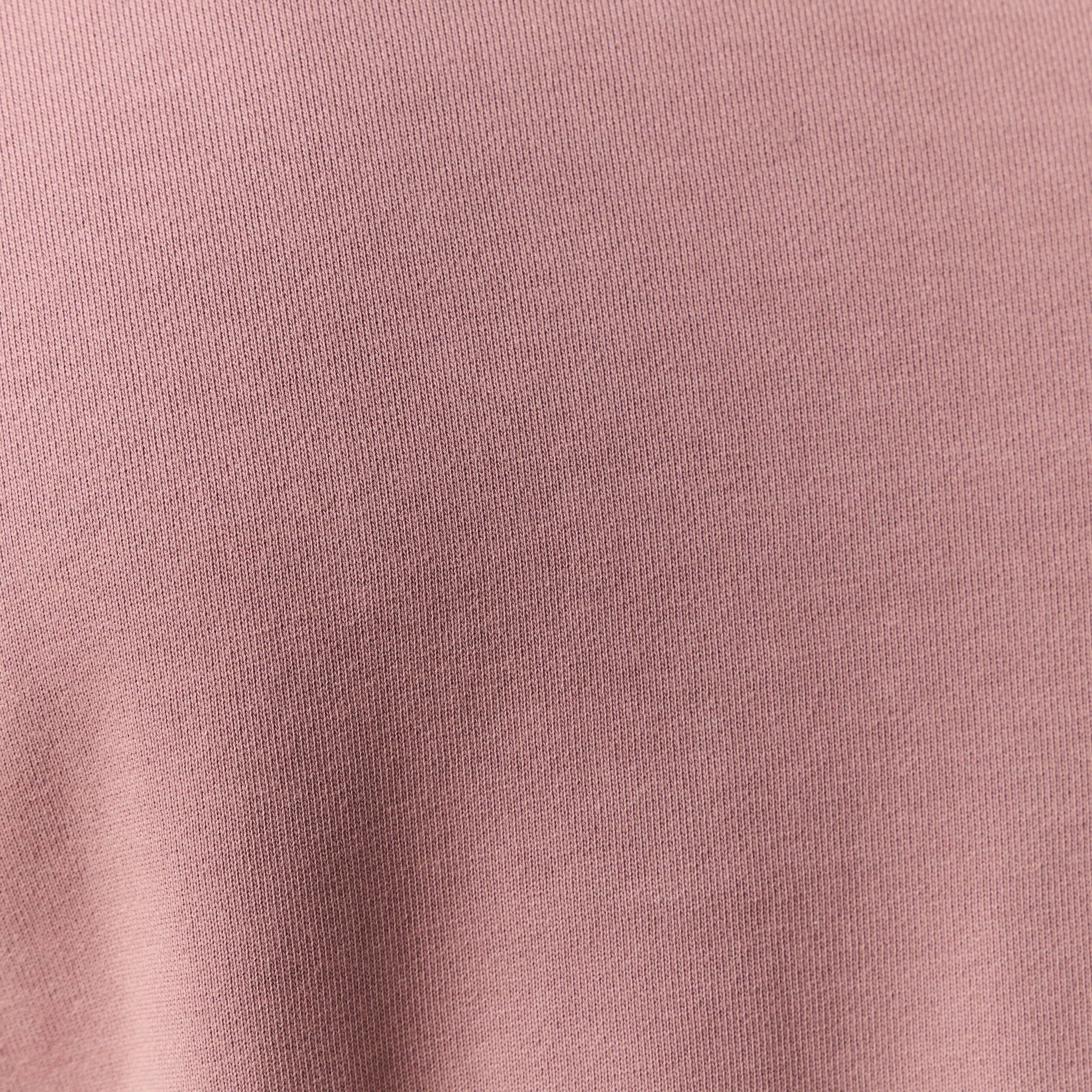 Sweat manches longues en coton vieux rose homme