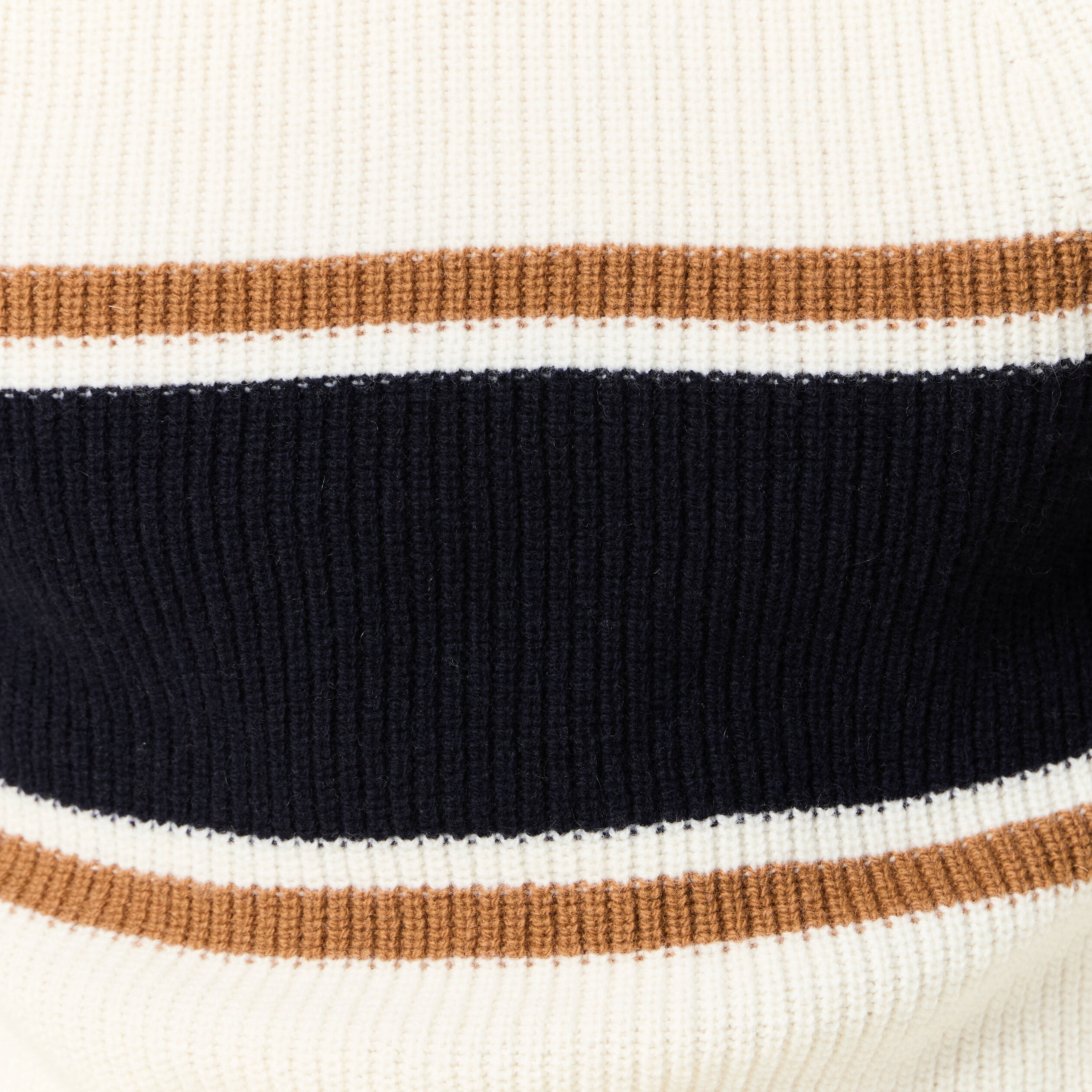 pull manches longues fabrique en france ecru homme Pull manches longues fabriqué en France ecru homme