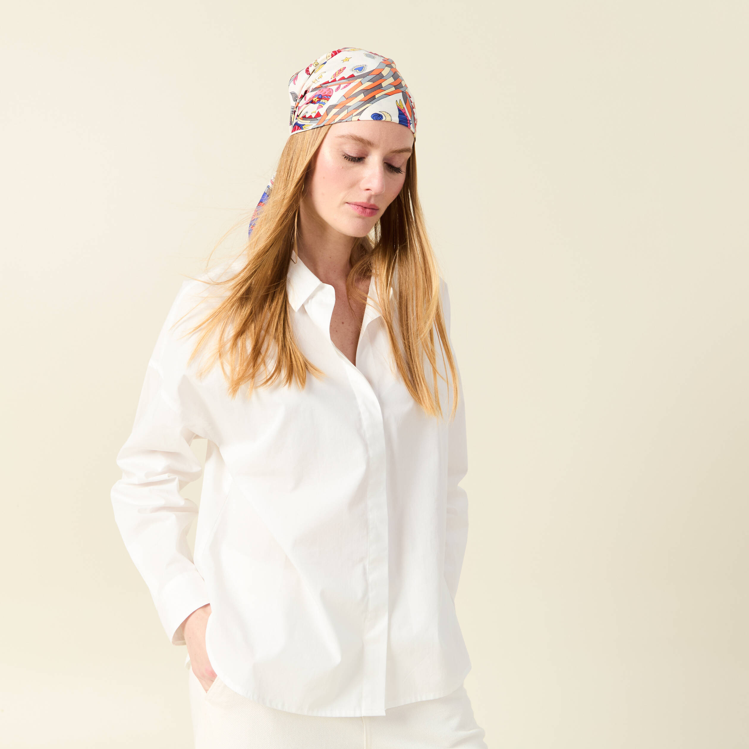 chemise eco responsable ecru femme Chemise éco-responsable ecru femme