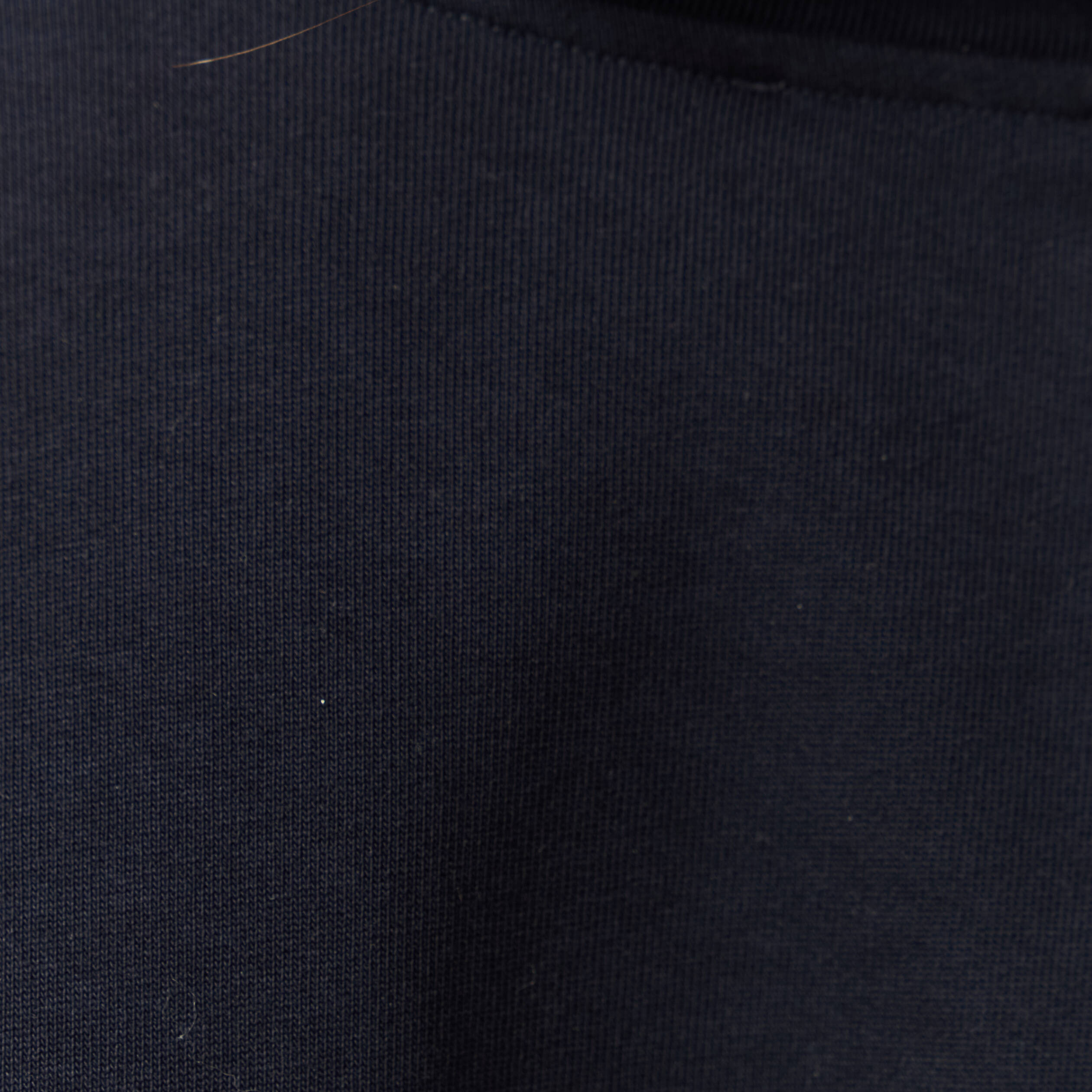 Sweat oversize col v manches longues bleu fonc&eacute; femme