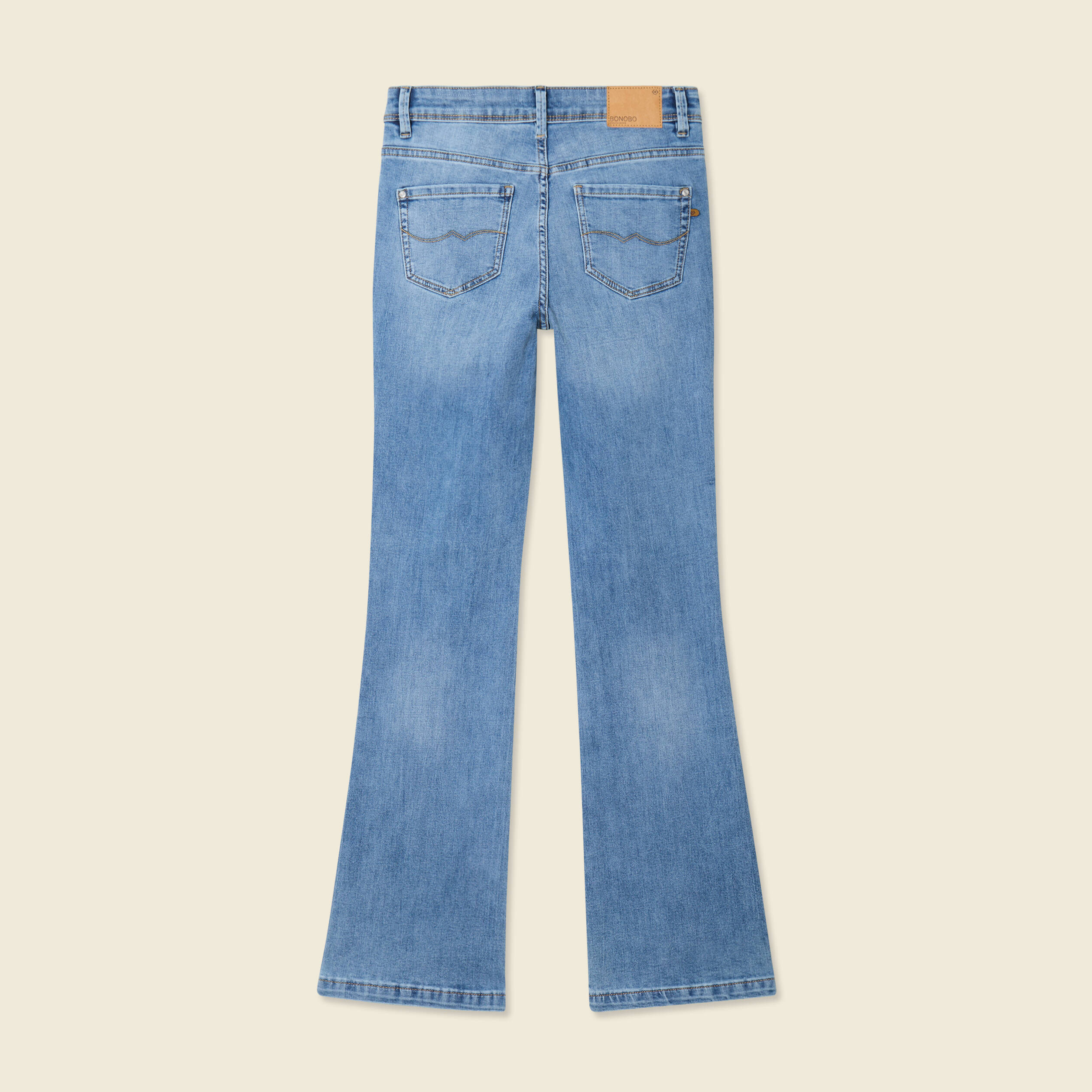 jeans yoko bootcut denim used femme Jeans Yoko - bootcut denim used femme