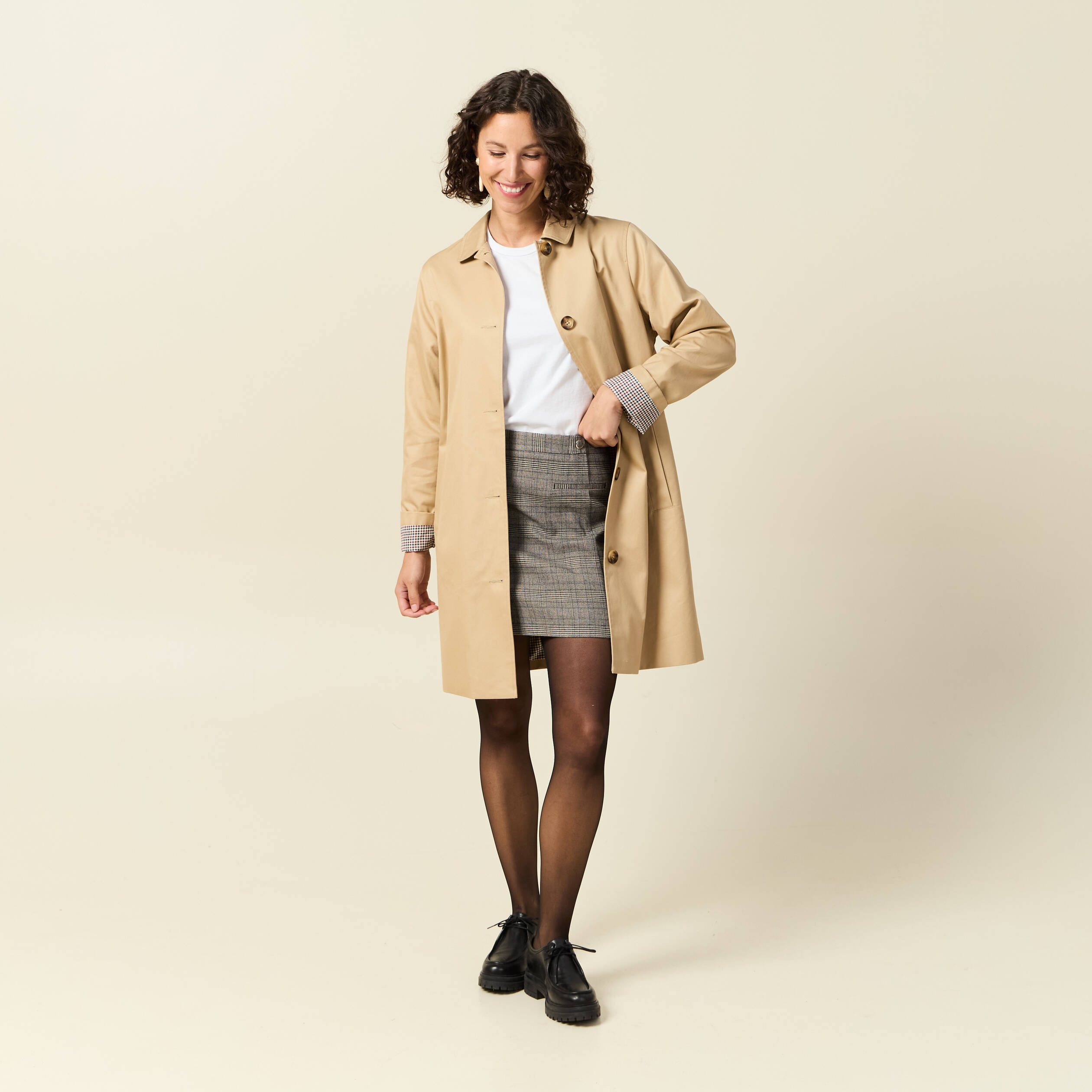 Jupe courte noir femme