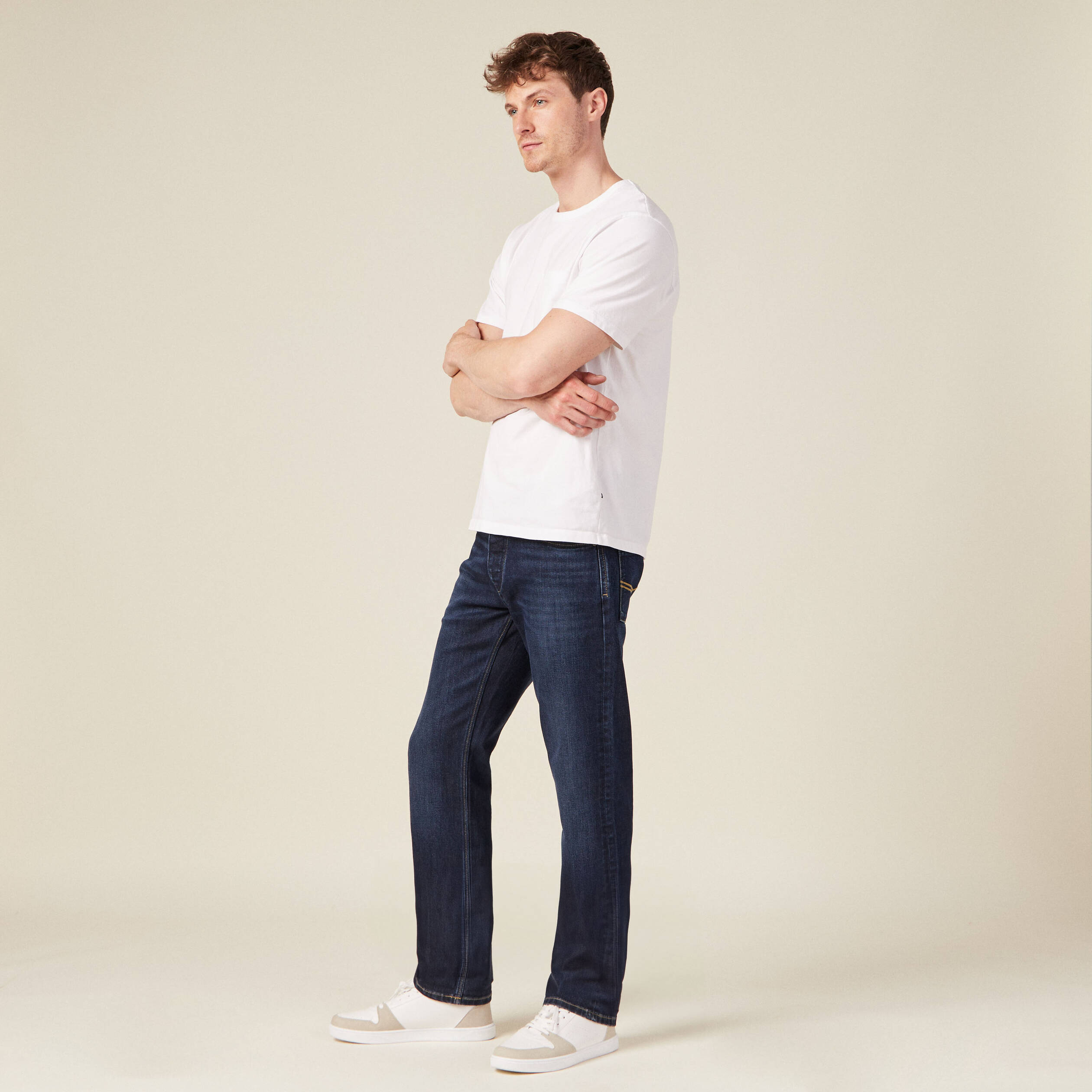 jeans regular 5 poches denim brut homme Jeans regular 5 poches denim brut homme