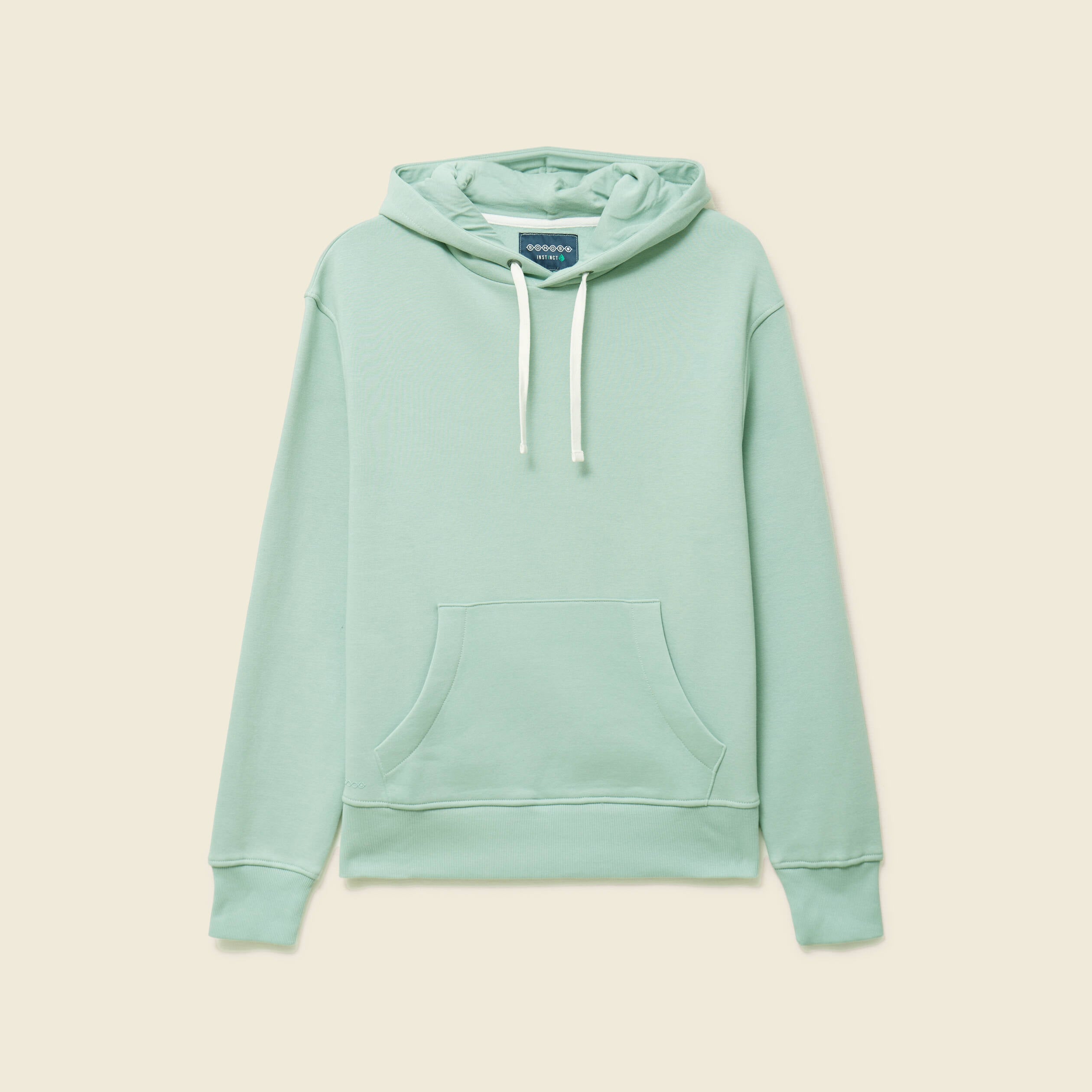 Sweat &agrave; capuche vert pastel homme