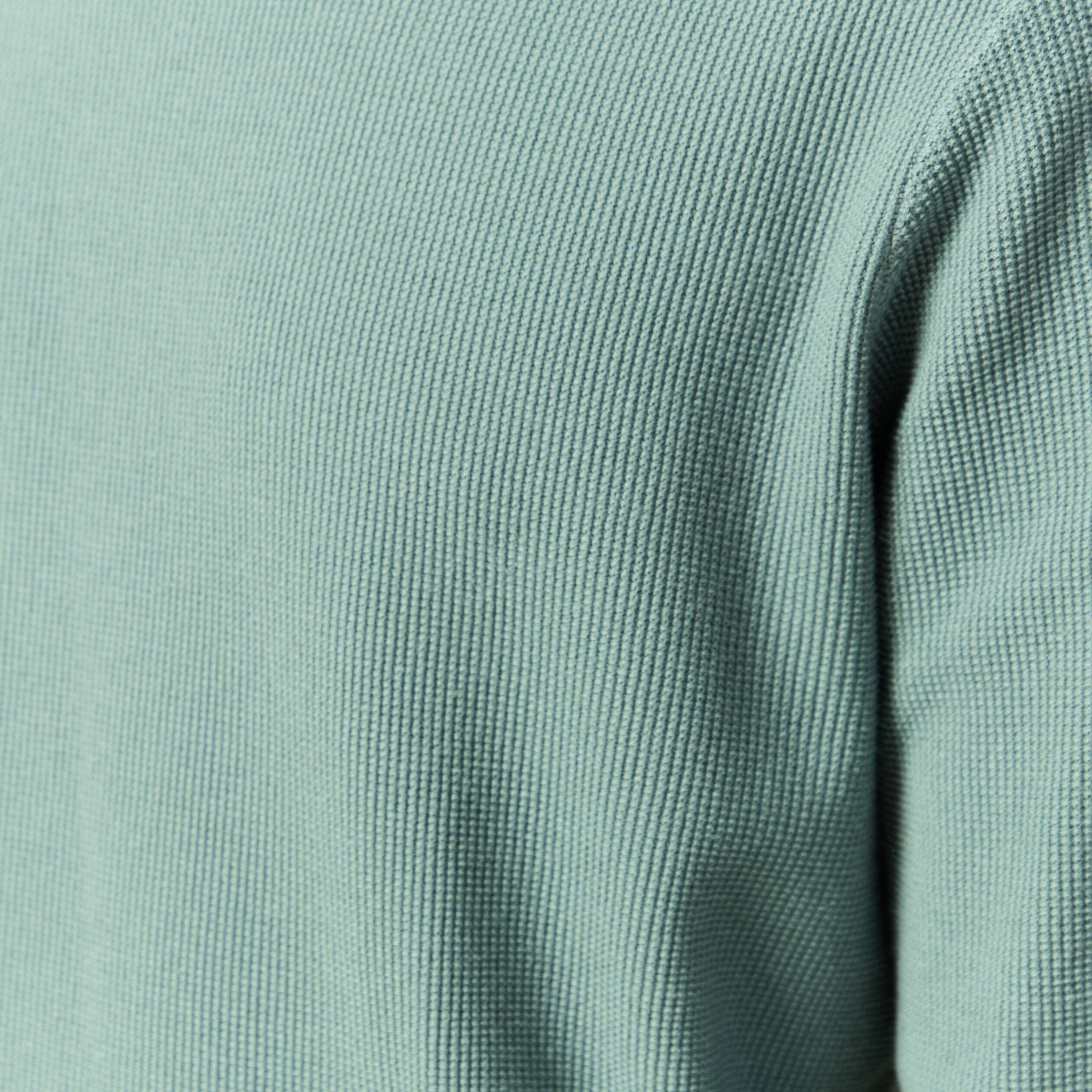 Pull fin col rond manches longues bleu gris homme