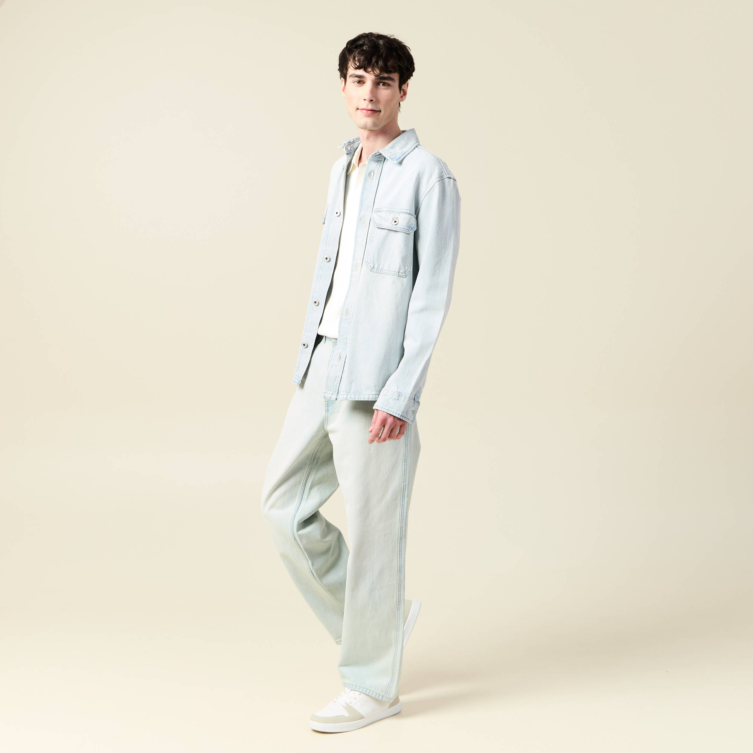 polo cintre manches courtes ecru homme Polo cintré manches courtes ecru homme