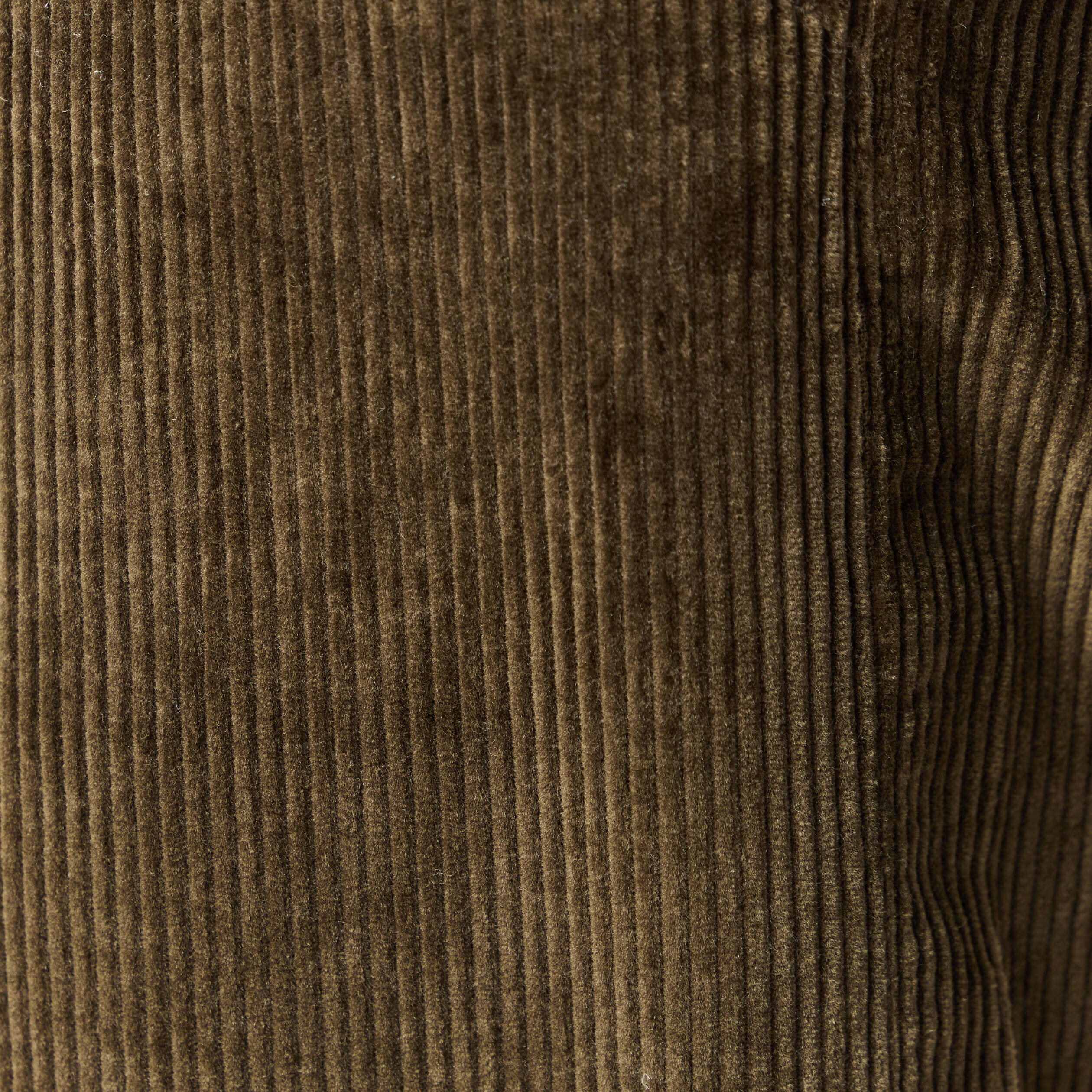 Pantalon droit en velours longueur 32 taupe homme