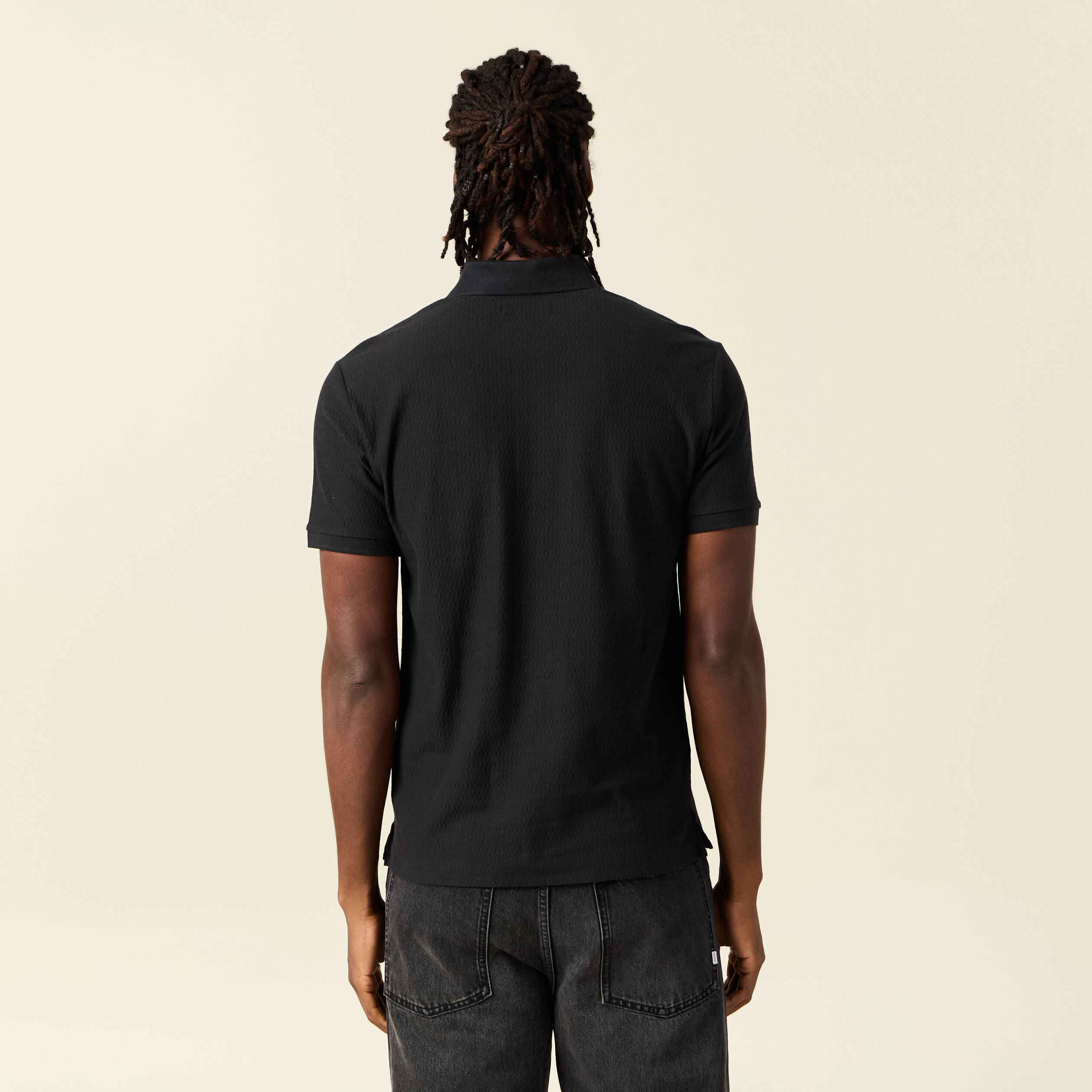 polo manches courtes noir homme Polo manches courtes noir homme
