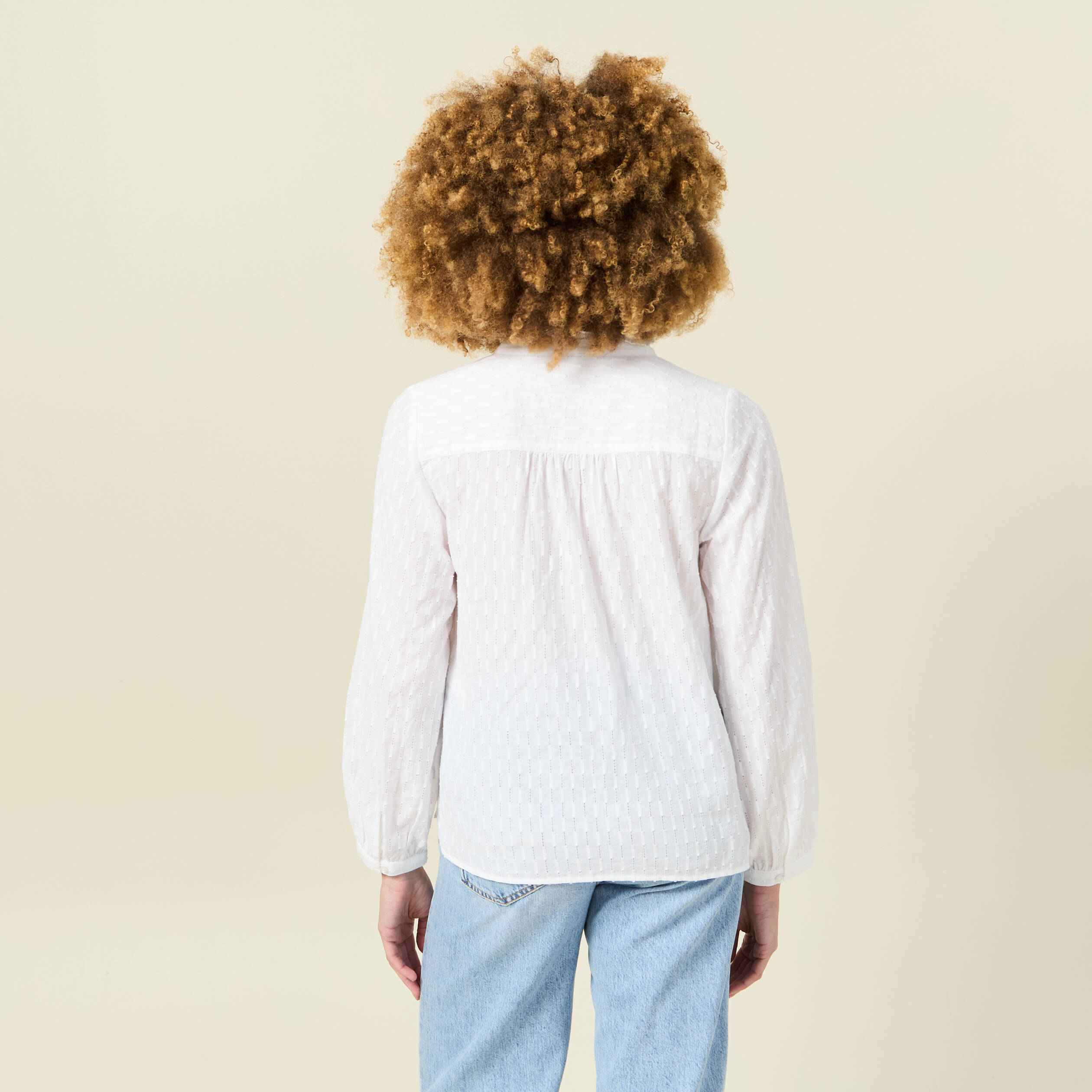blouse manches longues blanc femme Blouse manches longues blanc femme