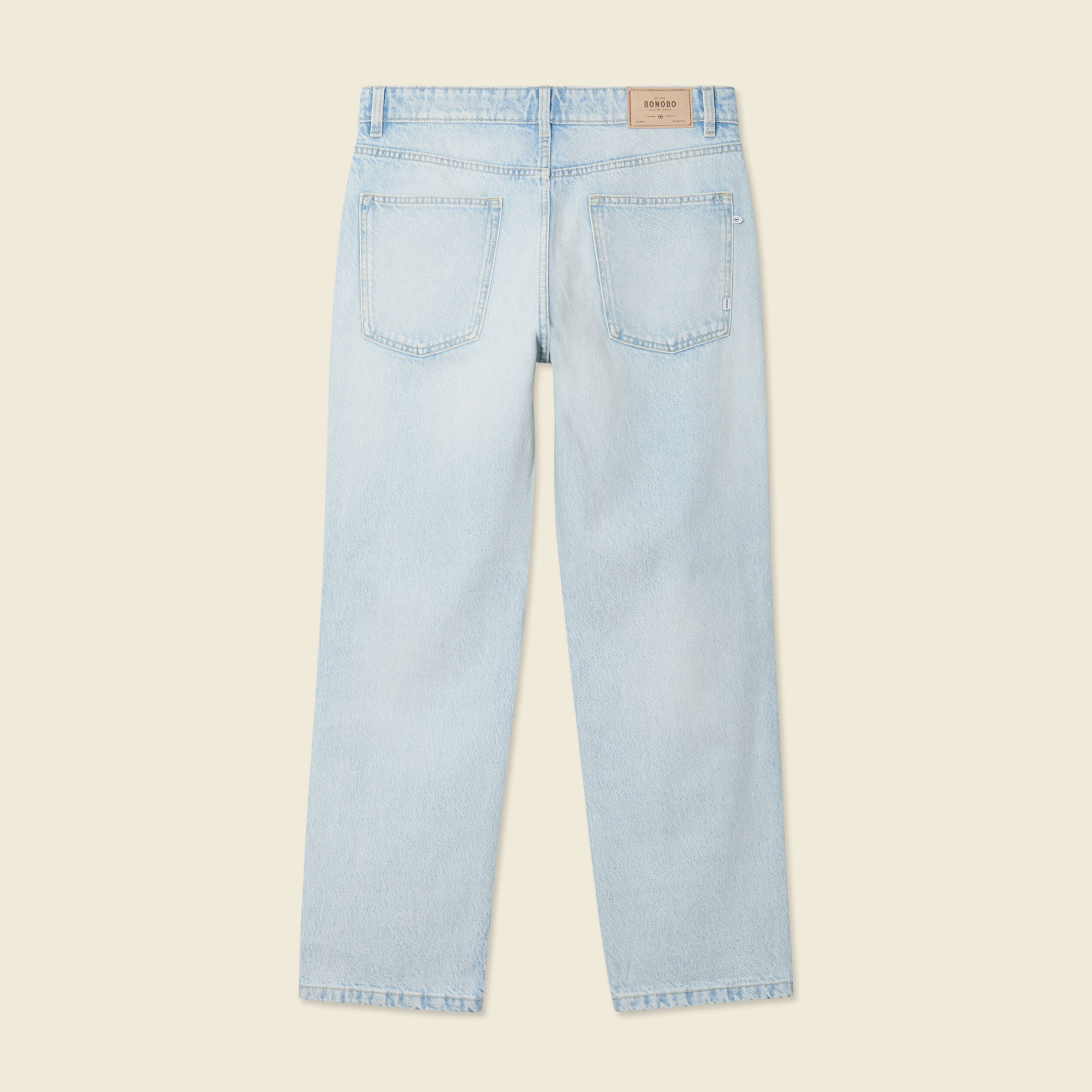 jeans large 5 poches denim snow bleach homme Jeans large 5 poches denim snow bleach homme
