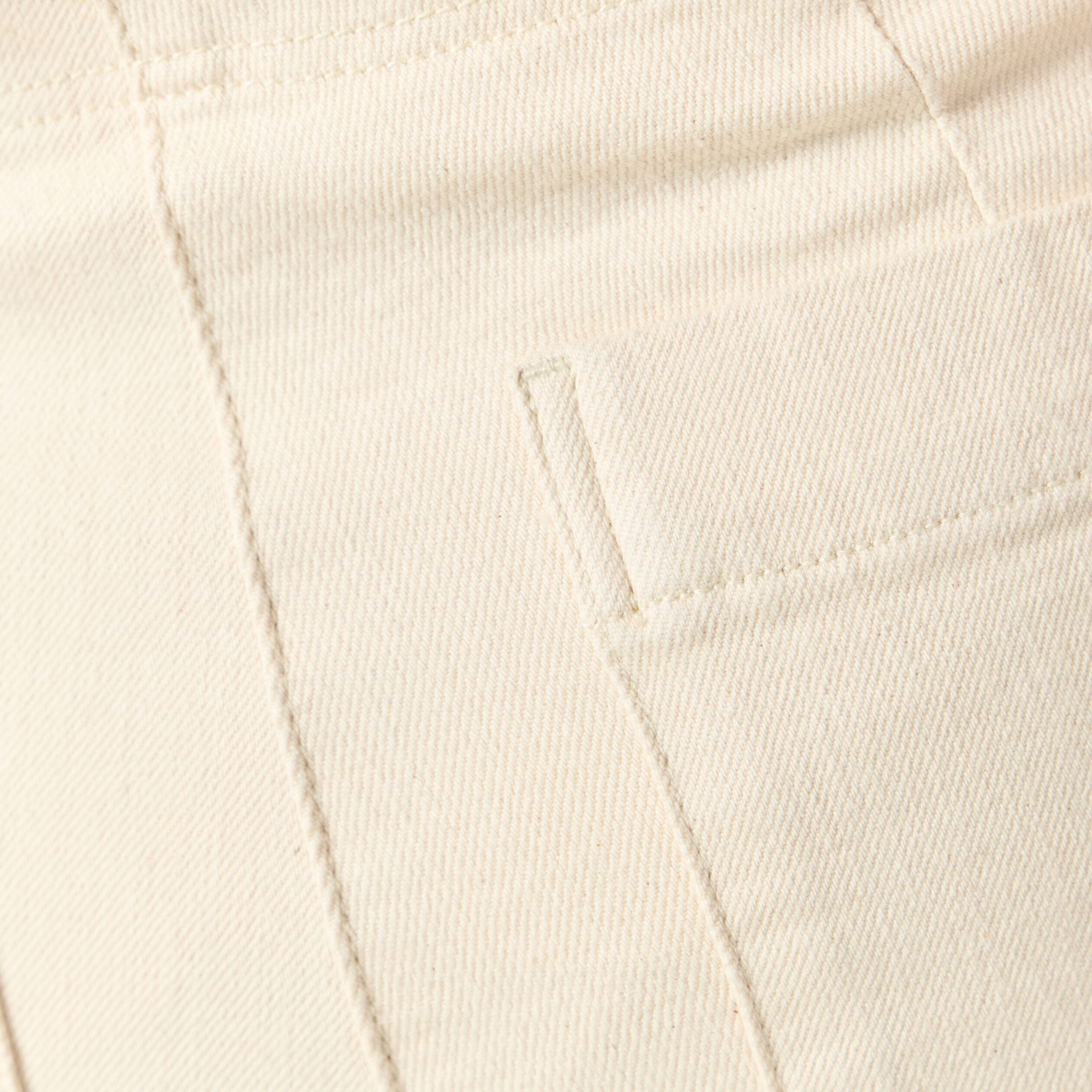 jeans flare a pont denim blanc femme Jeans flare à pont denim blanc femme