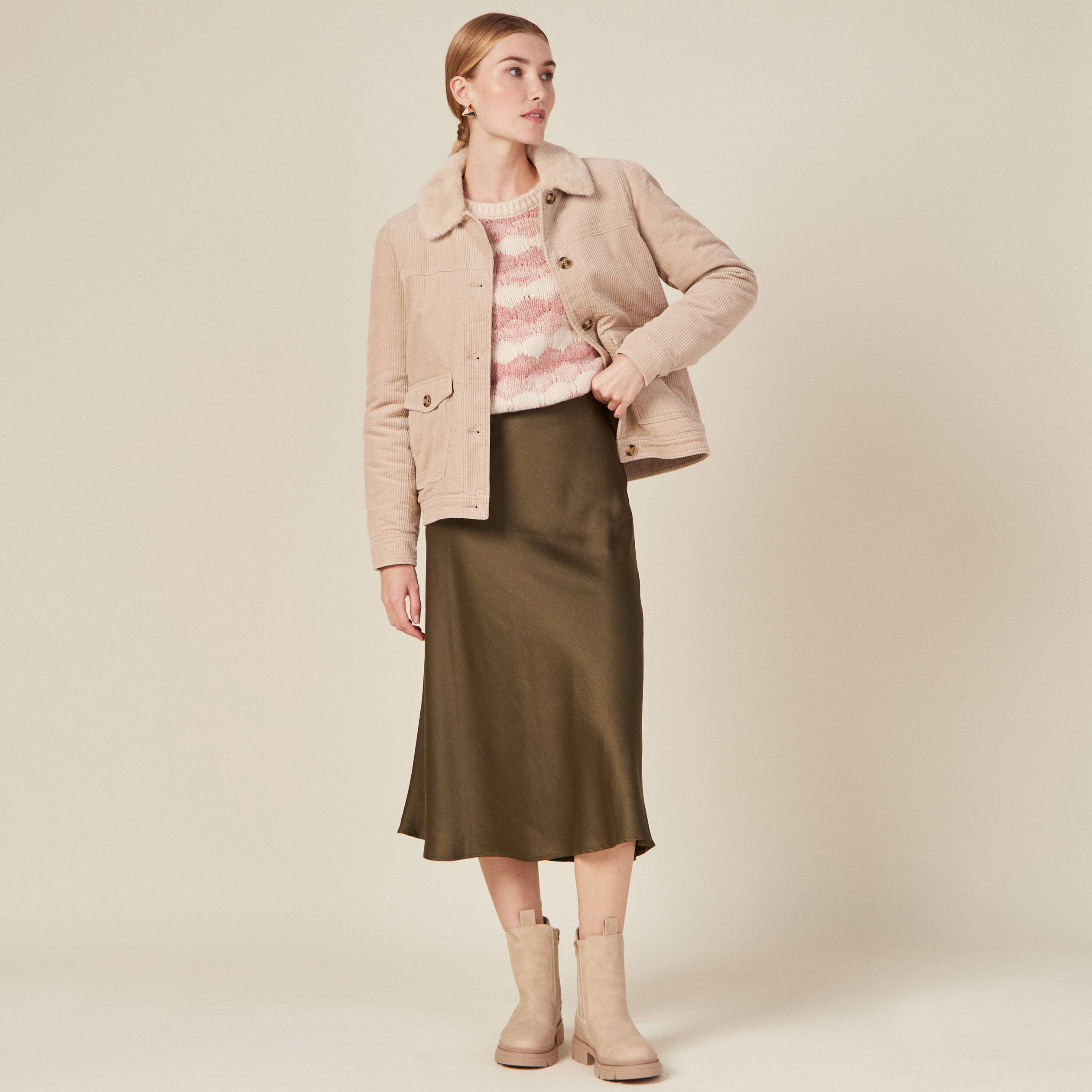 Blouson femme velours hotsell