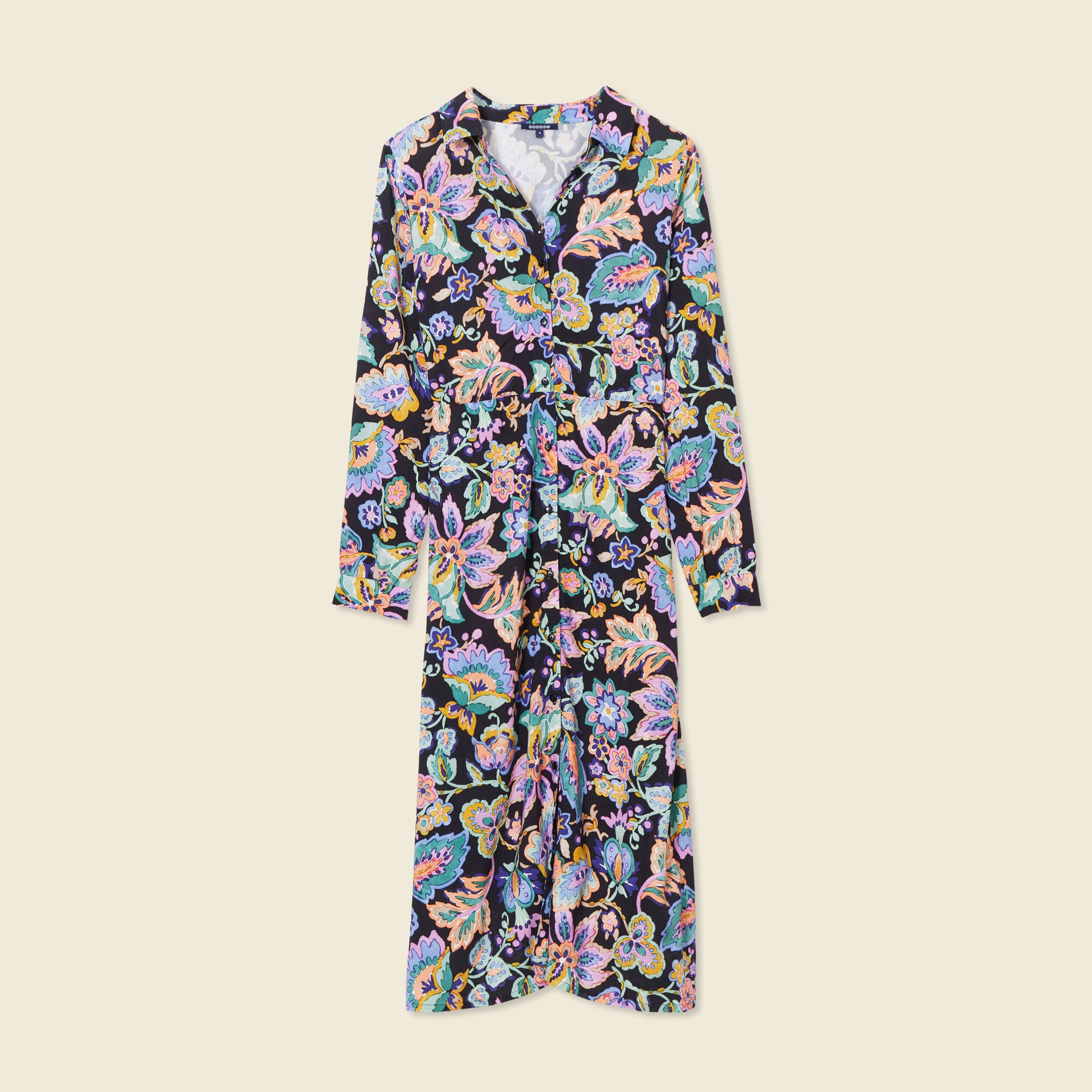 robe midi droite multicolore femme Robe midi droite multicolore femme