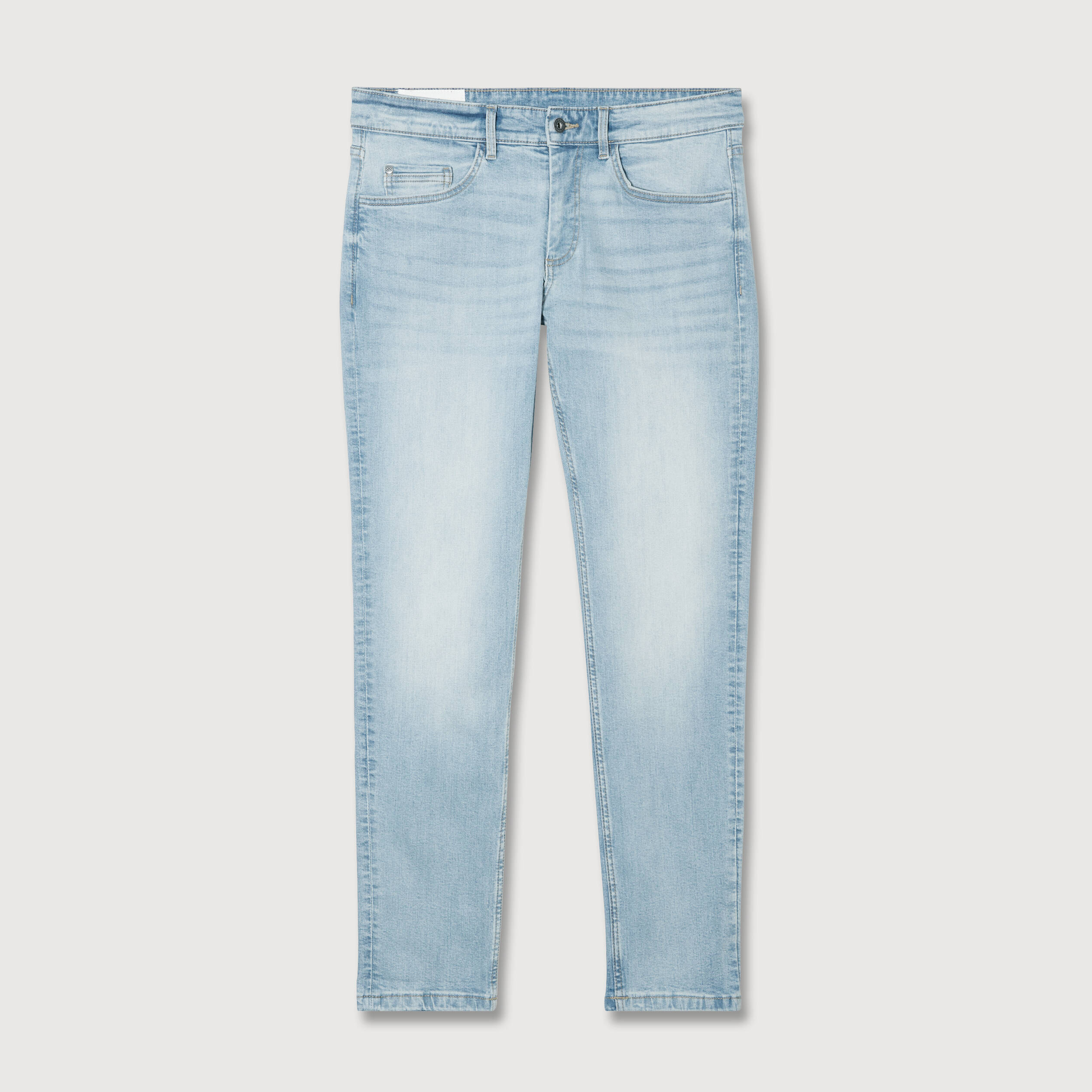 Jeans slim 5 poches longueur 32 denim used homme