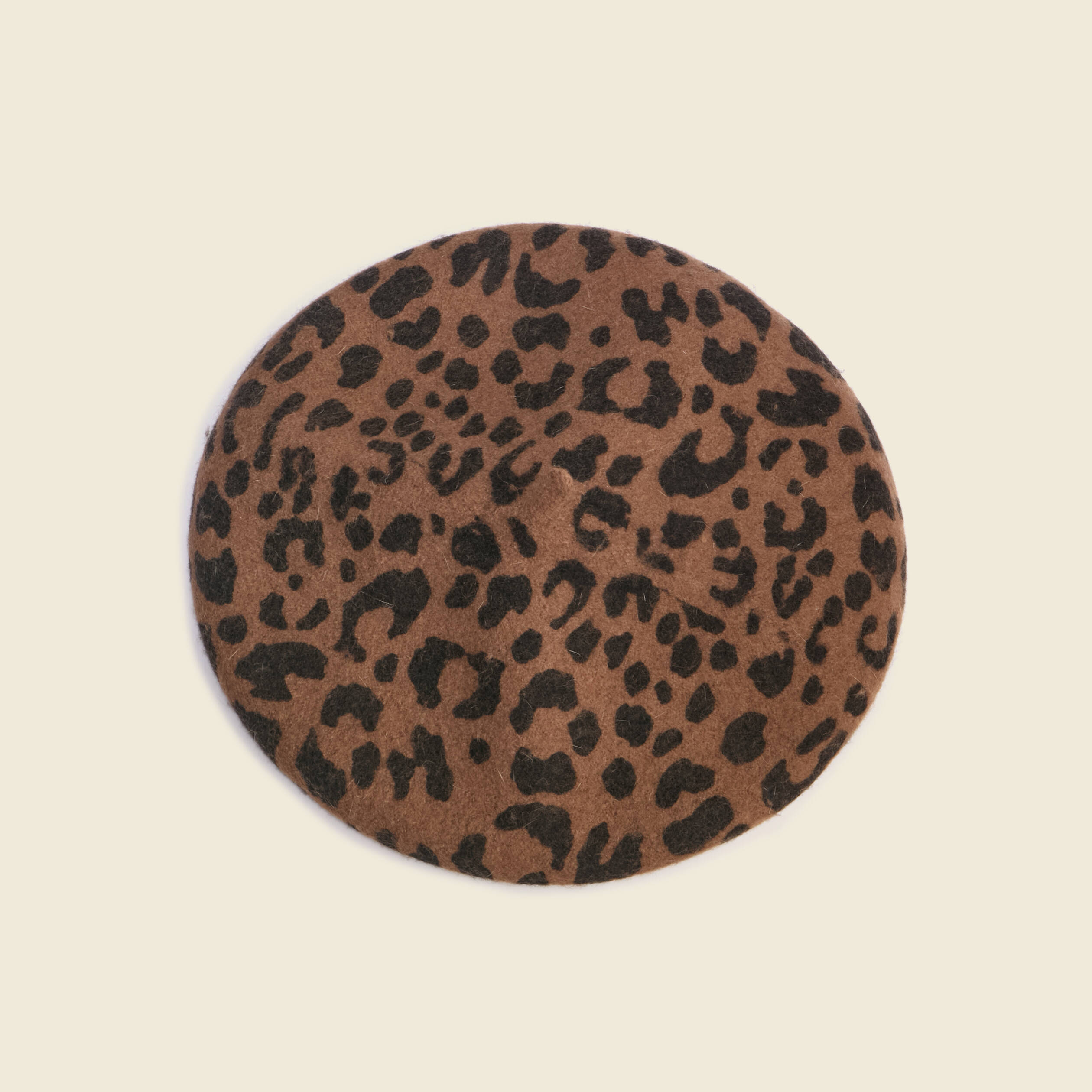 B&eacute;ret en laine marron femme