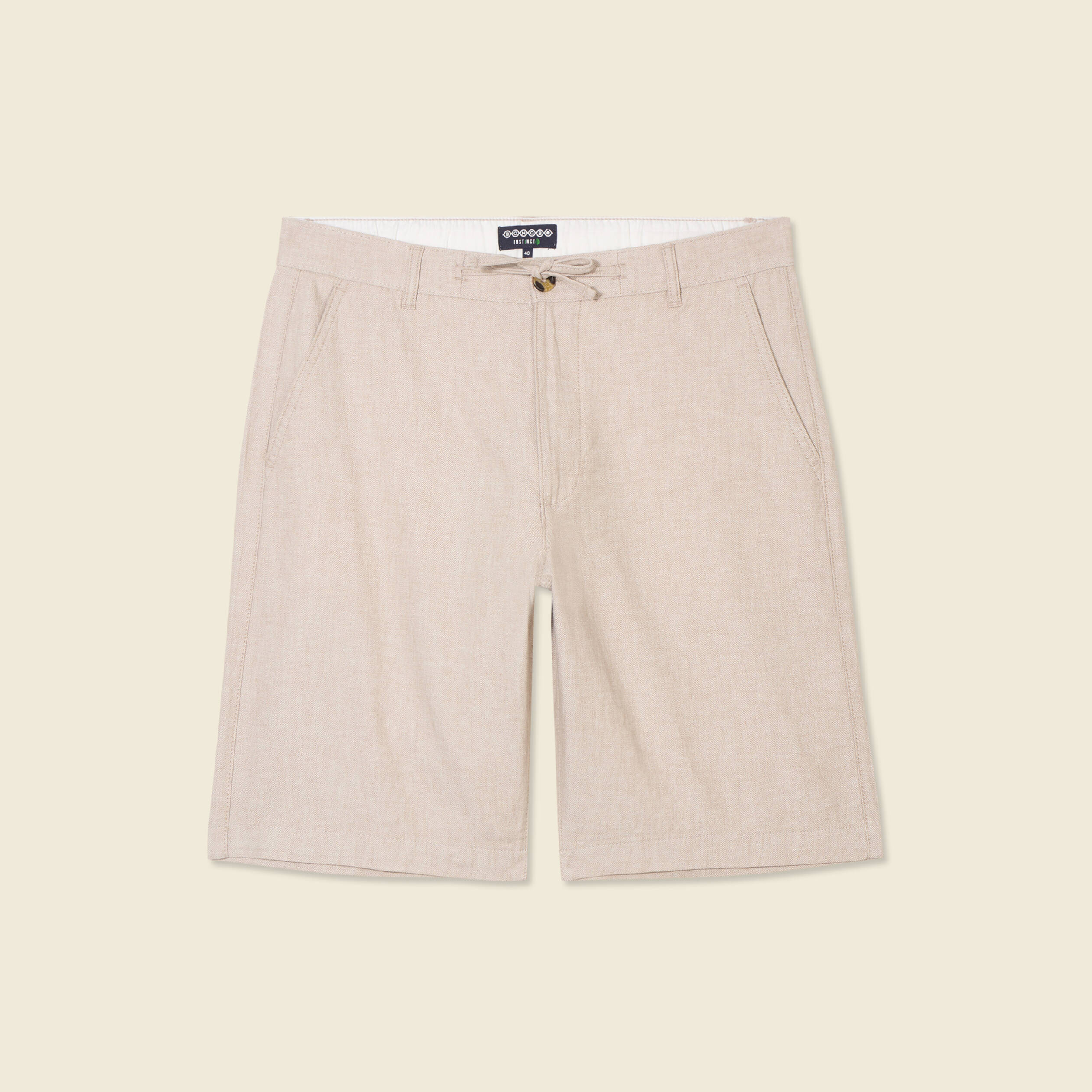 bermuda droit beige homme Bermuda droit beige homme