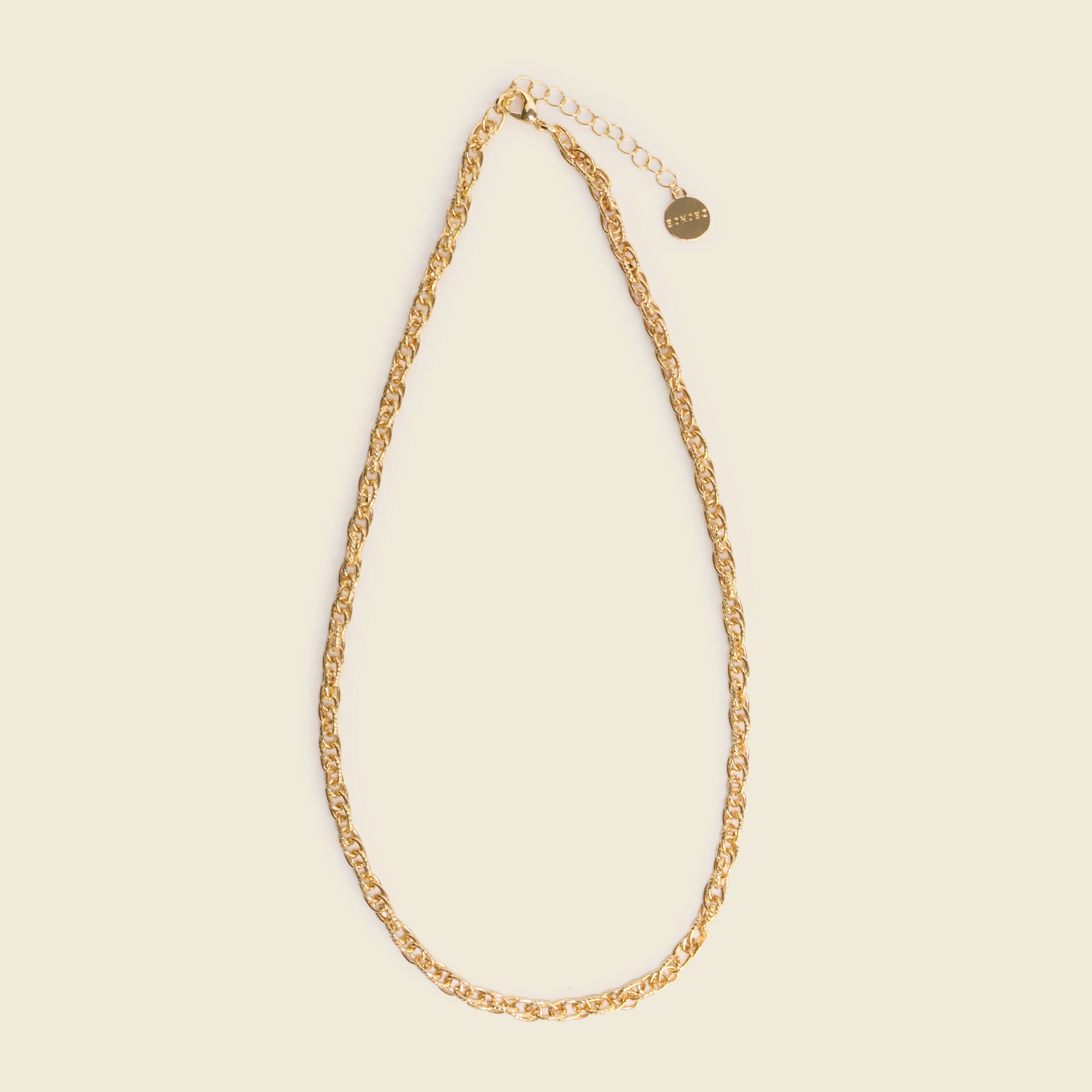 Collier couleur or femme