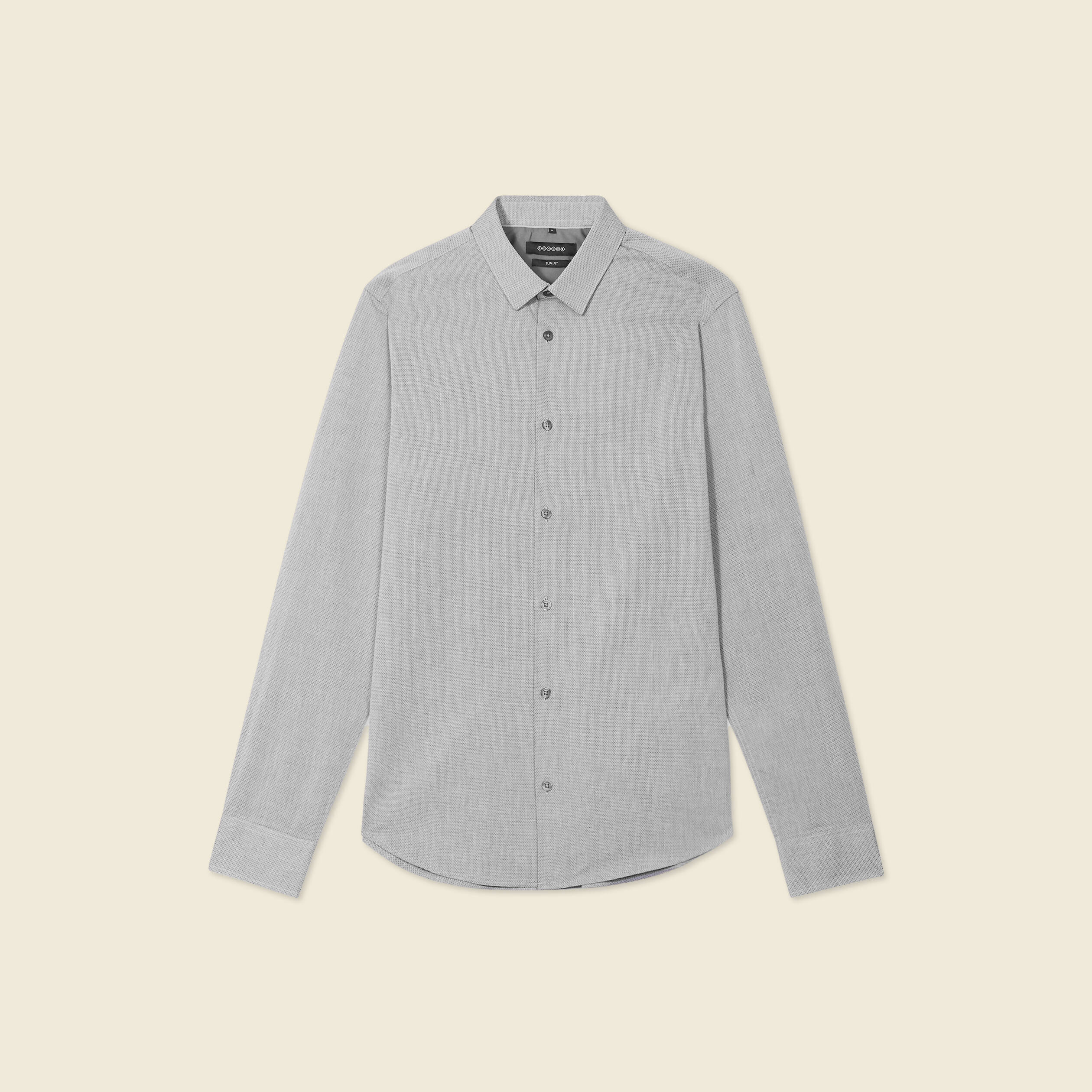 chemise manches longues gris homme Chemise manches longues gris homme
