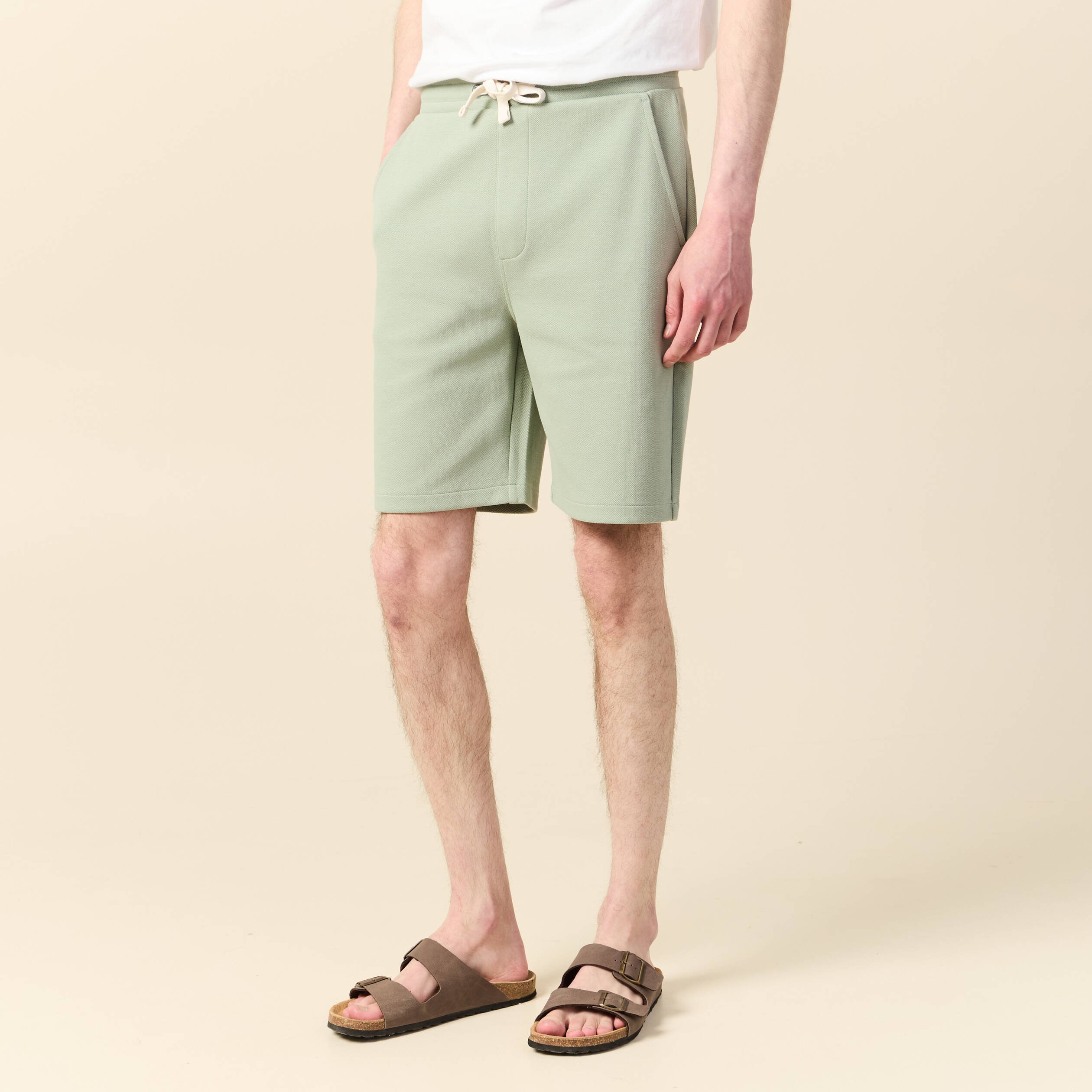 short eco responsable vert olive homme Short éco-responsable vert olive homme