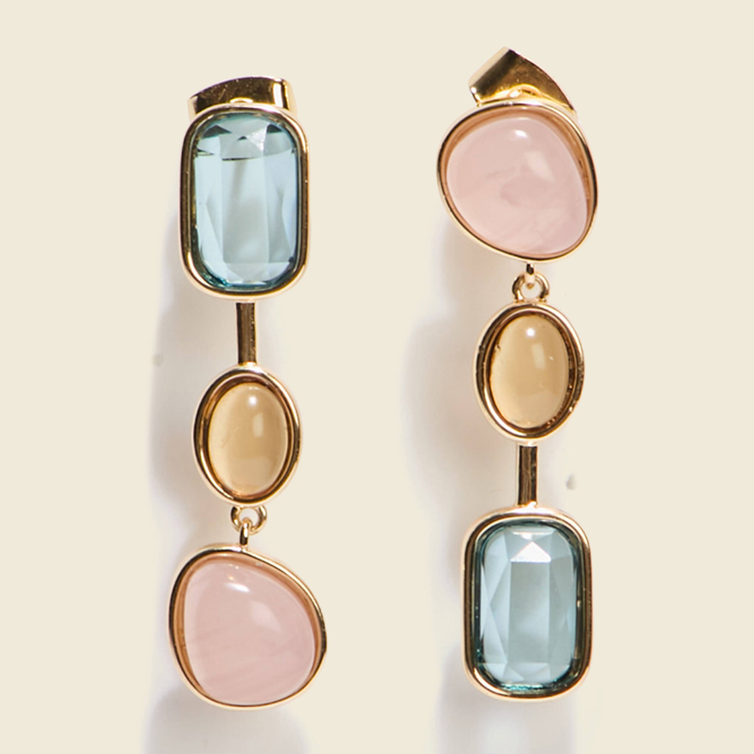 boucles doreilles multicolore femme Boucles d'oreilles multicolore femme
