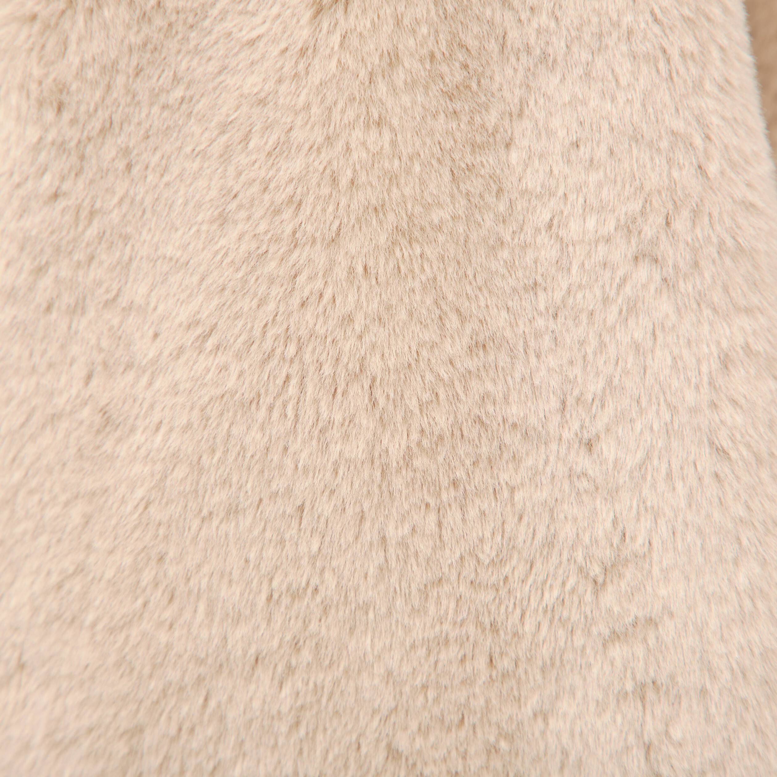 Blouson ample court col montant beige femme