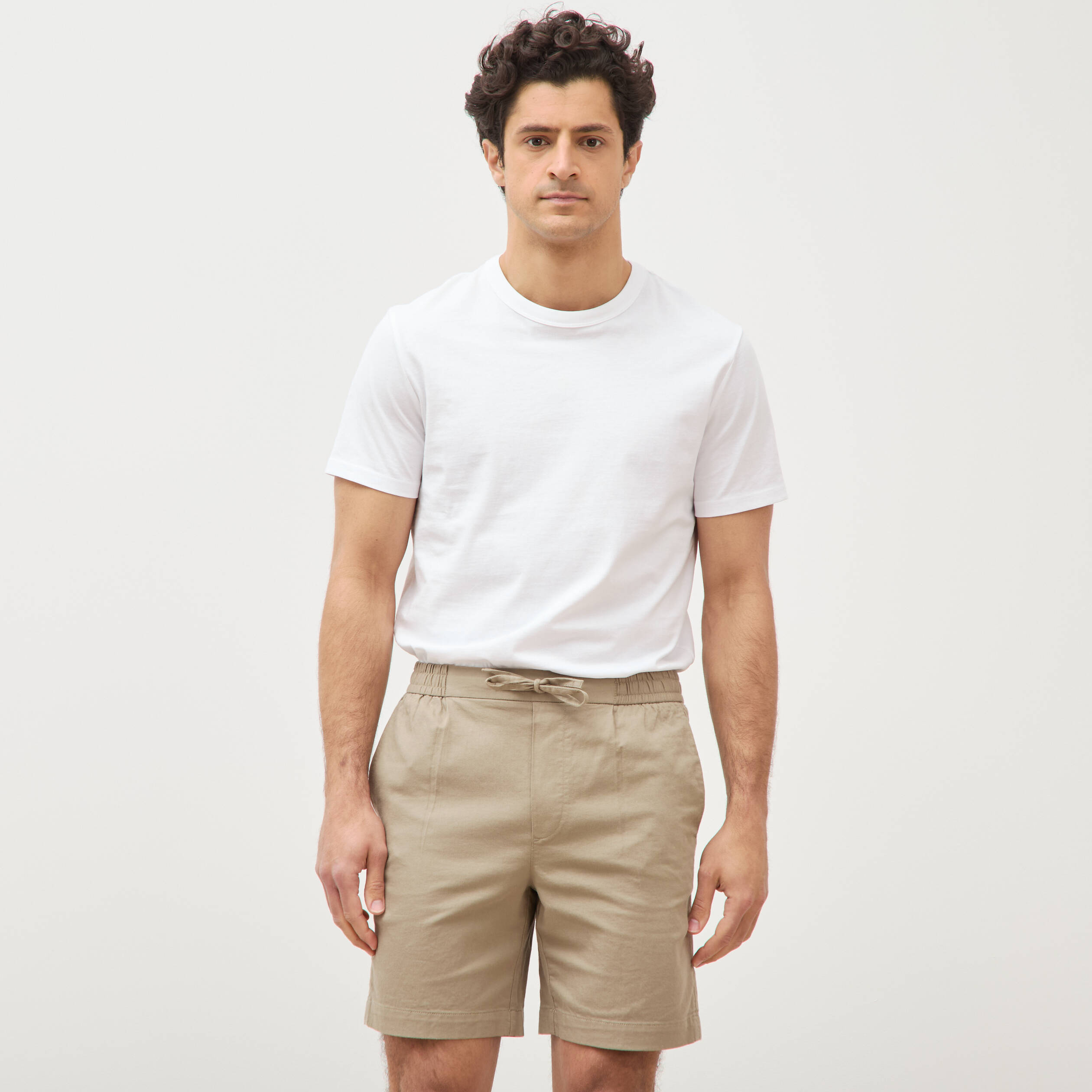 Bermuda vert kaki homme