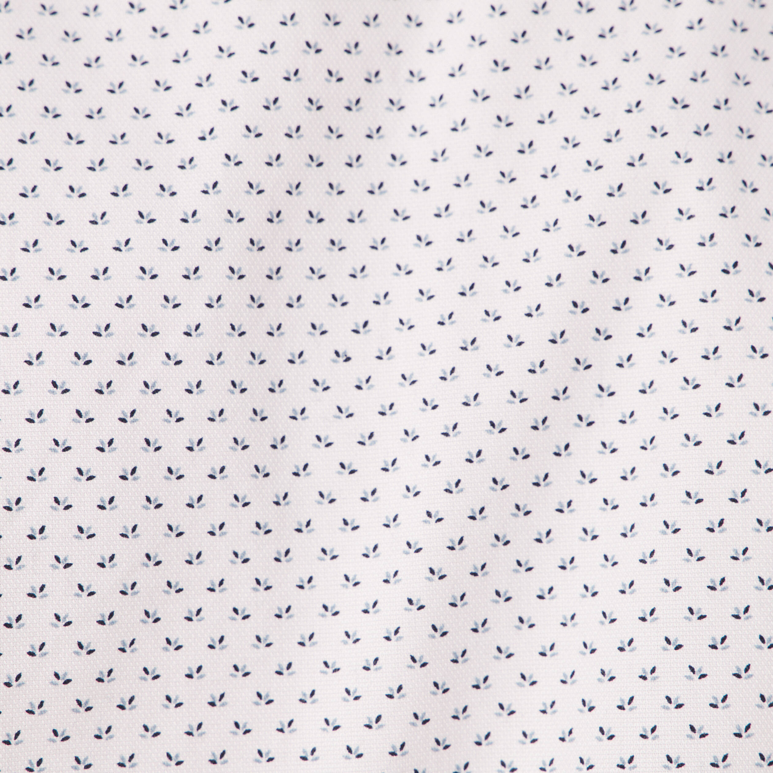 Chemise cintr&eacute;e en coton manches longues blanc homme