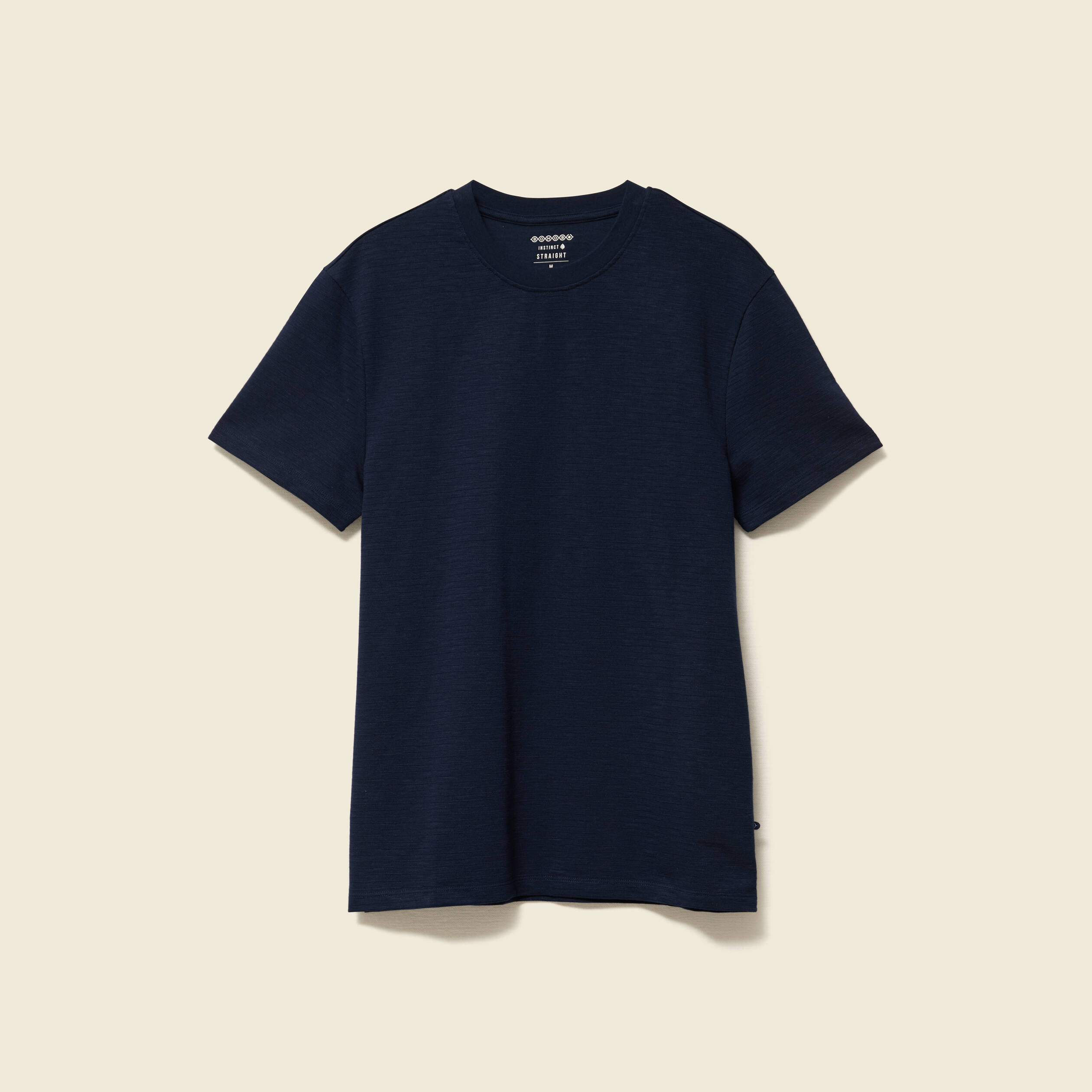 t shirt cintre col rond manches courtes bleu marine homme T-shirt cintré col rond manches courtes bleu marine homme