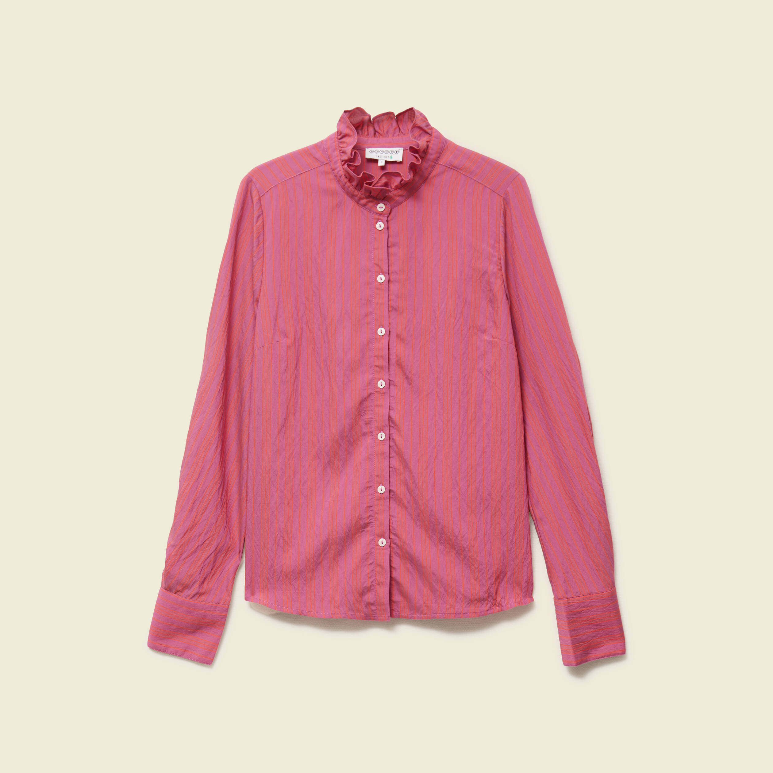 Chemise oversize manches longues prune femme