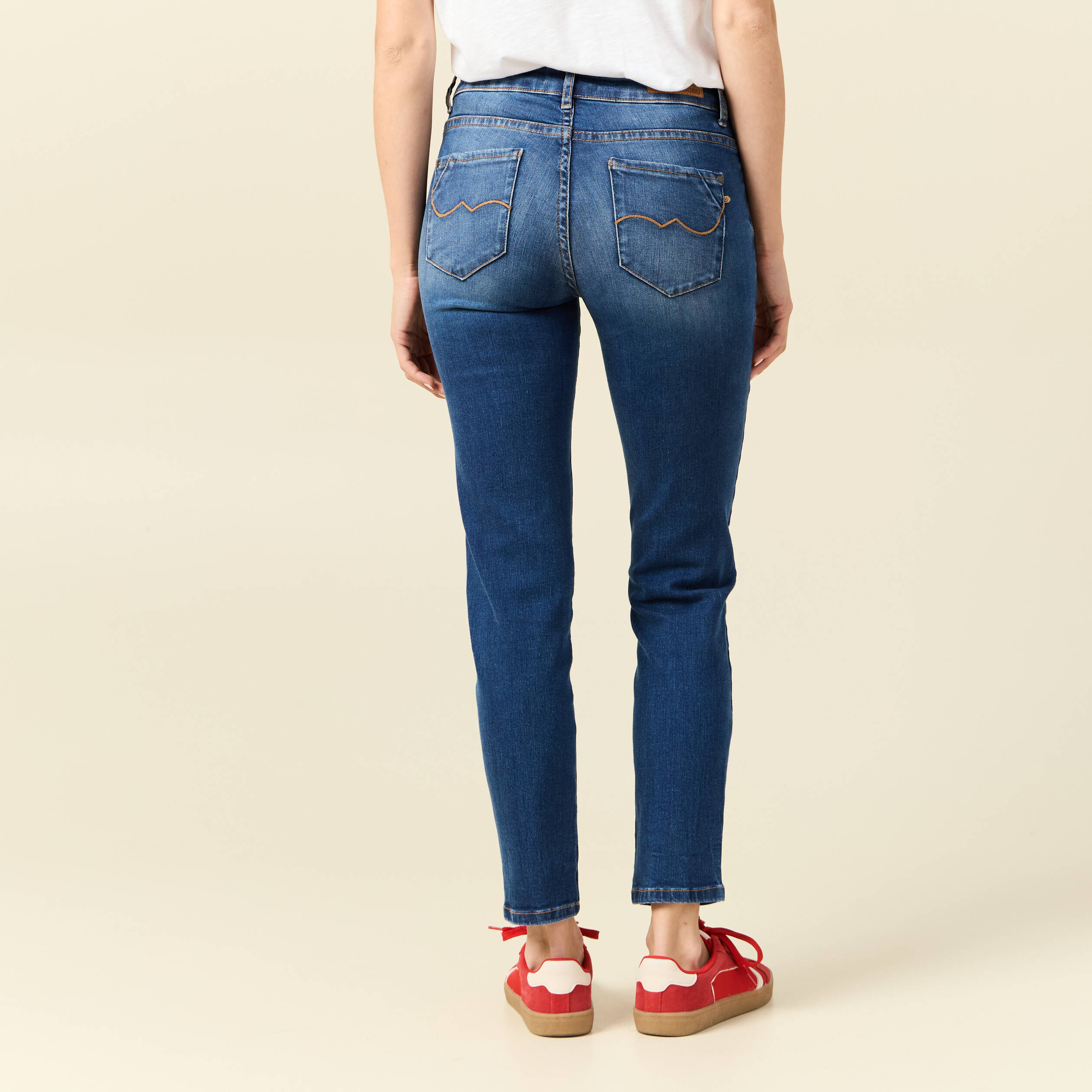 jeans vanessa slim 78eme denim stone femme Jeans Vanessa - slim 7/8ème denim stone femme