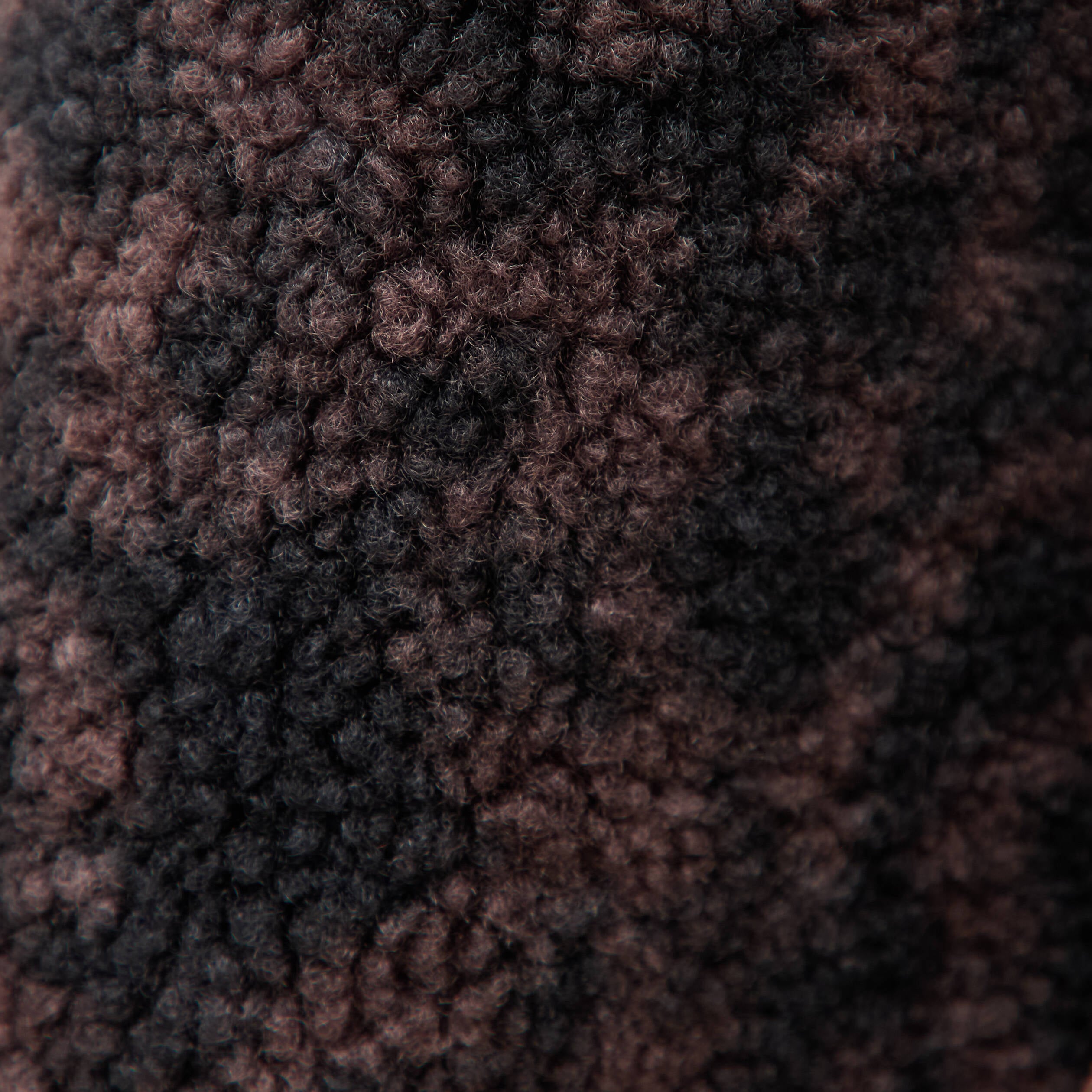 Gilet sans manches r&eacute;versible marron chocolat femme