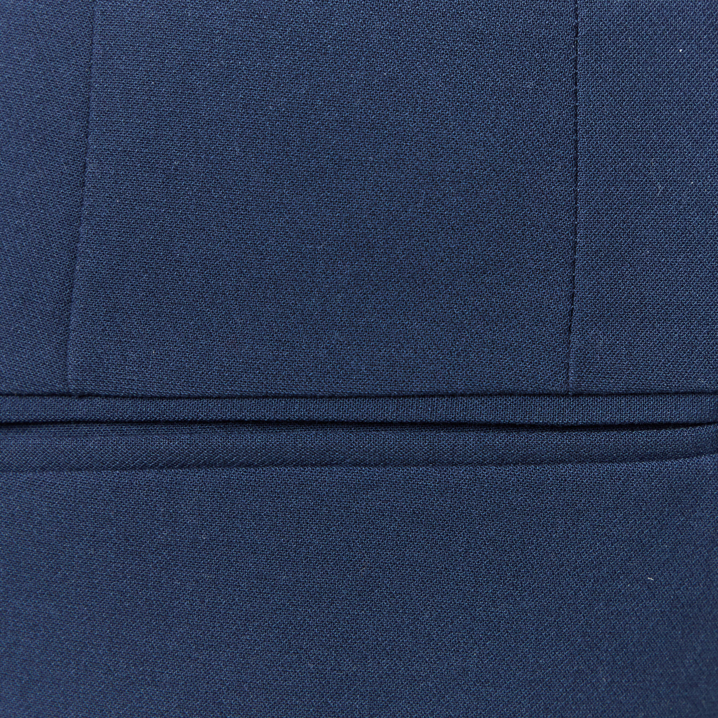 Pantalon slim cigarette bleu marine homme