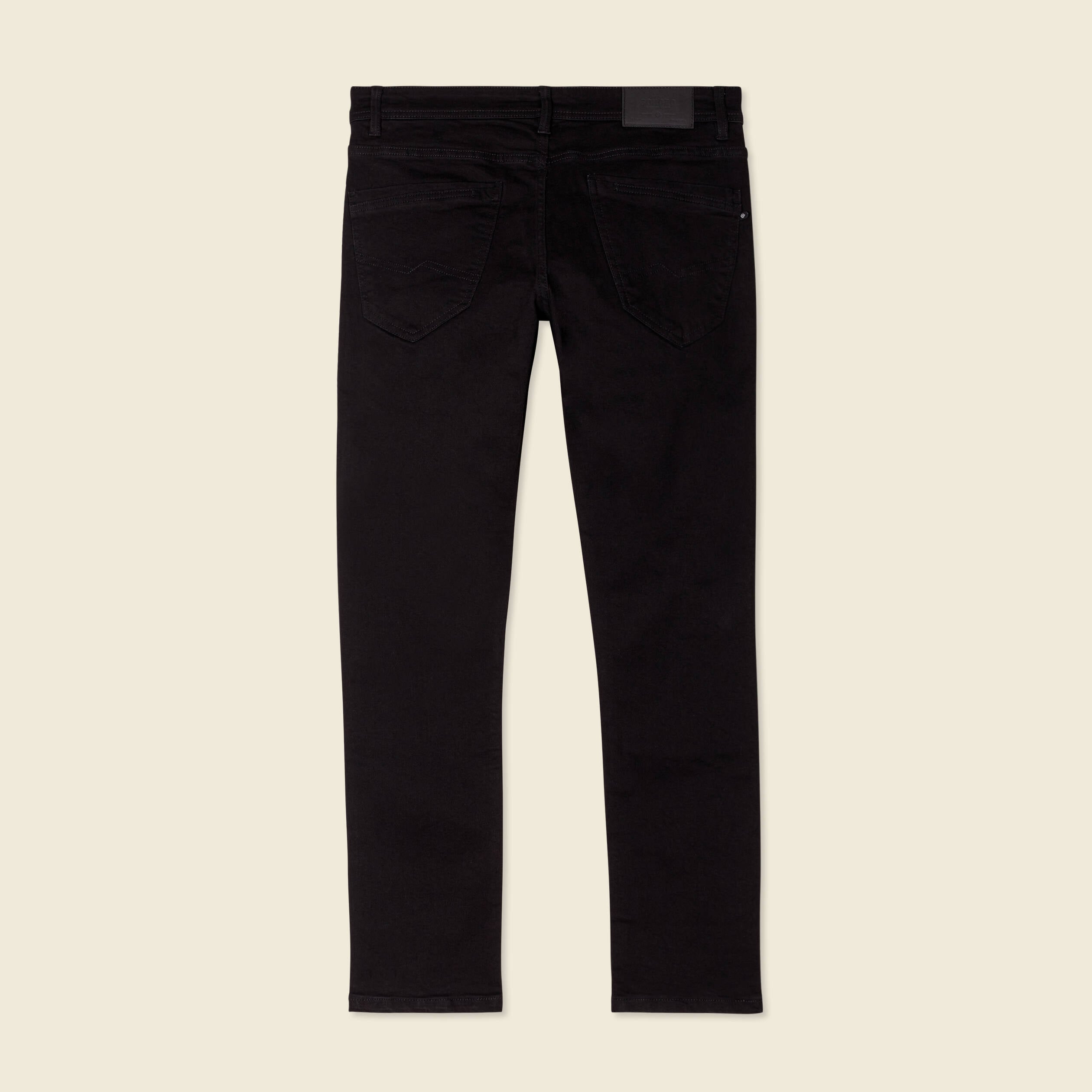Jeans slim longueur 30 denim noir homme