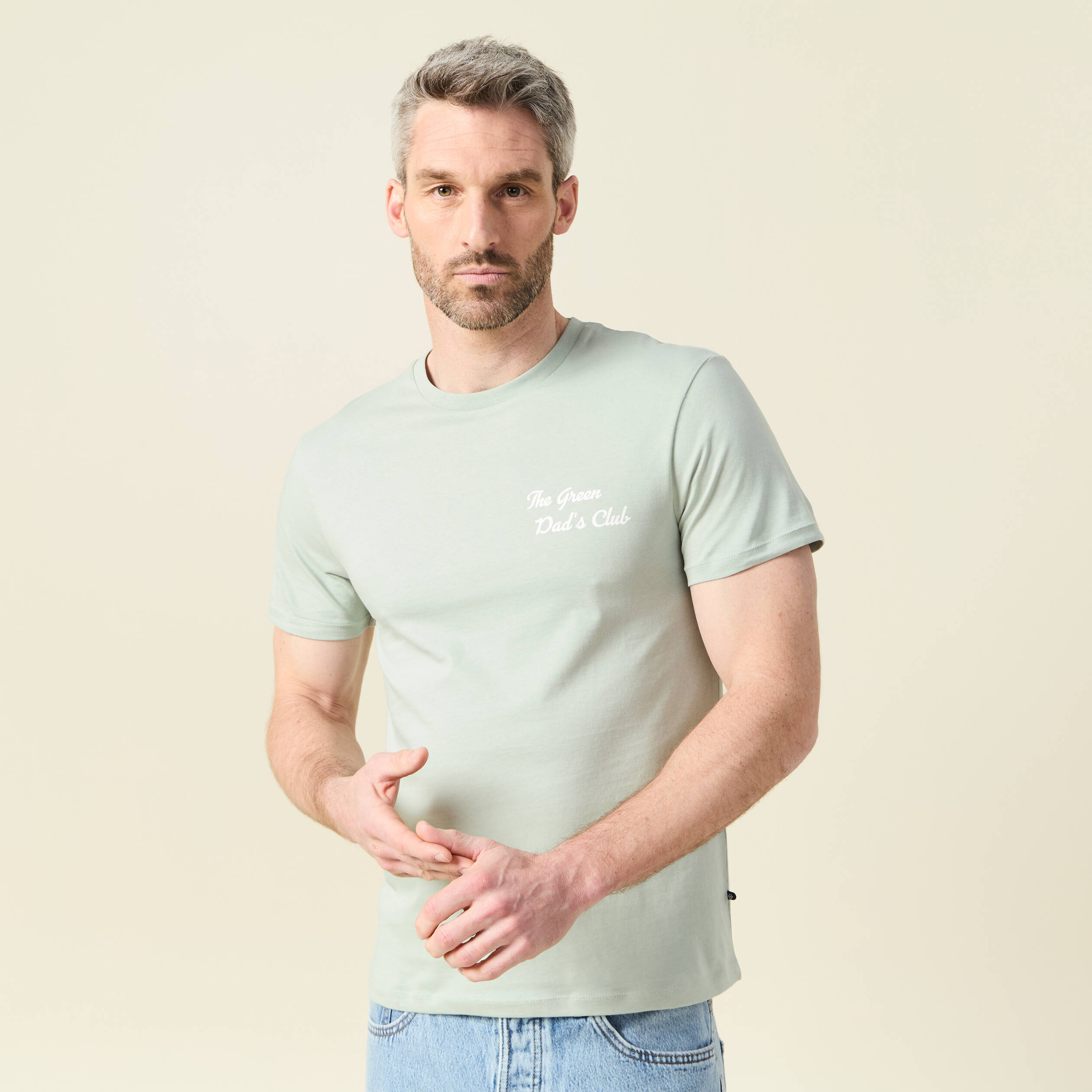 t shirt manches courtes vert clair homme T-shirt manches courtes vert clair homme